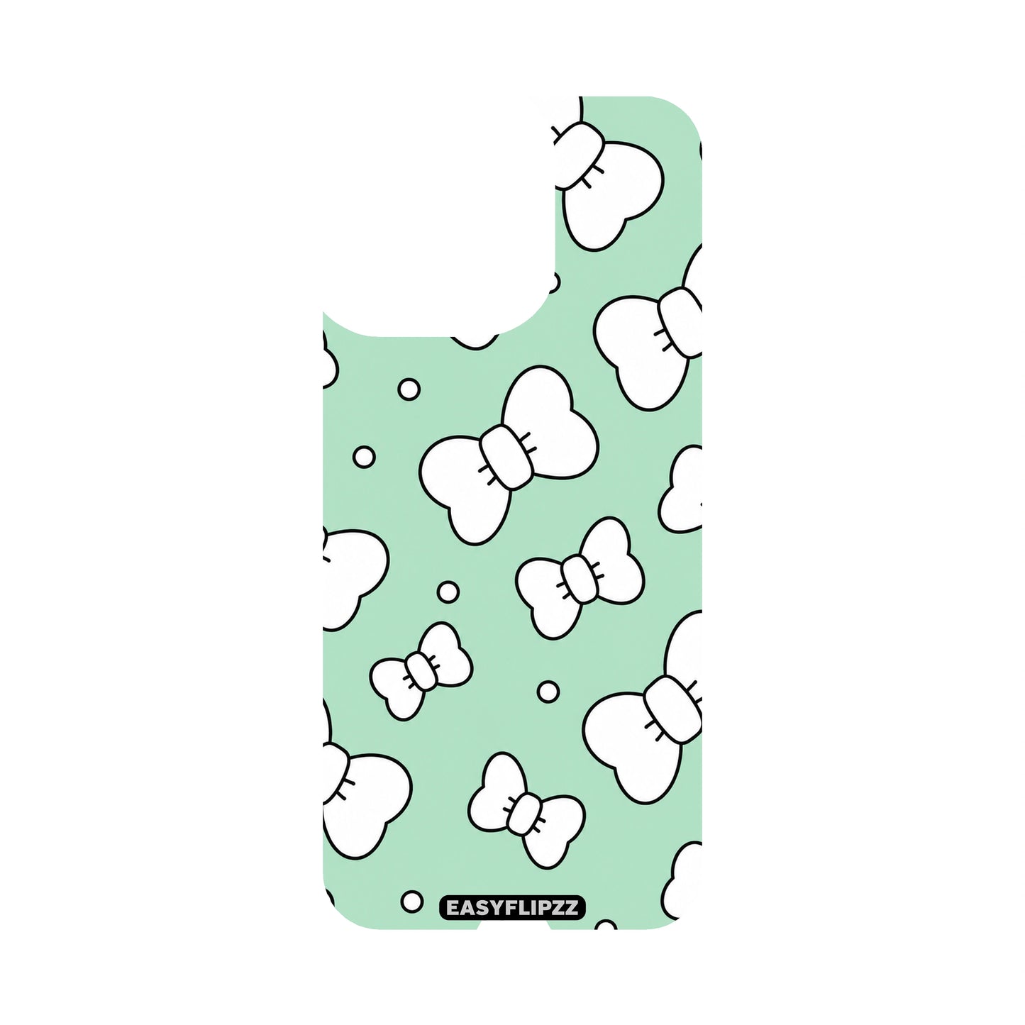 Mint Bow Pop Backflipzz - iPhone 14 Pro Max