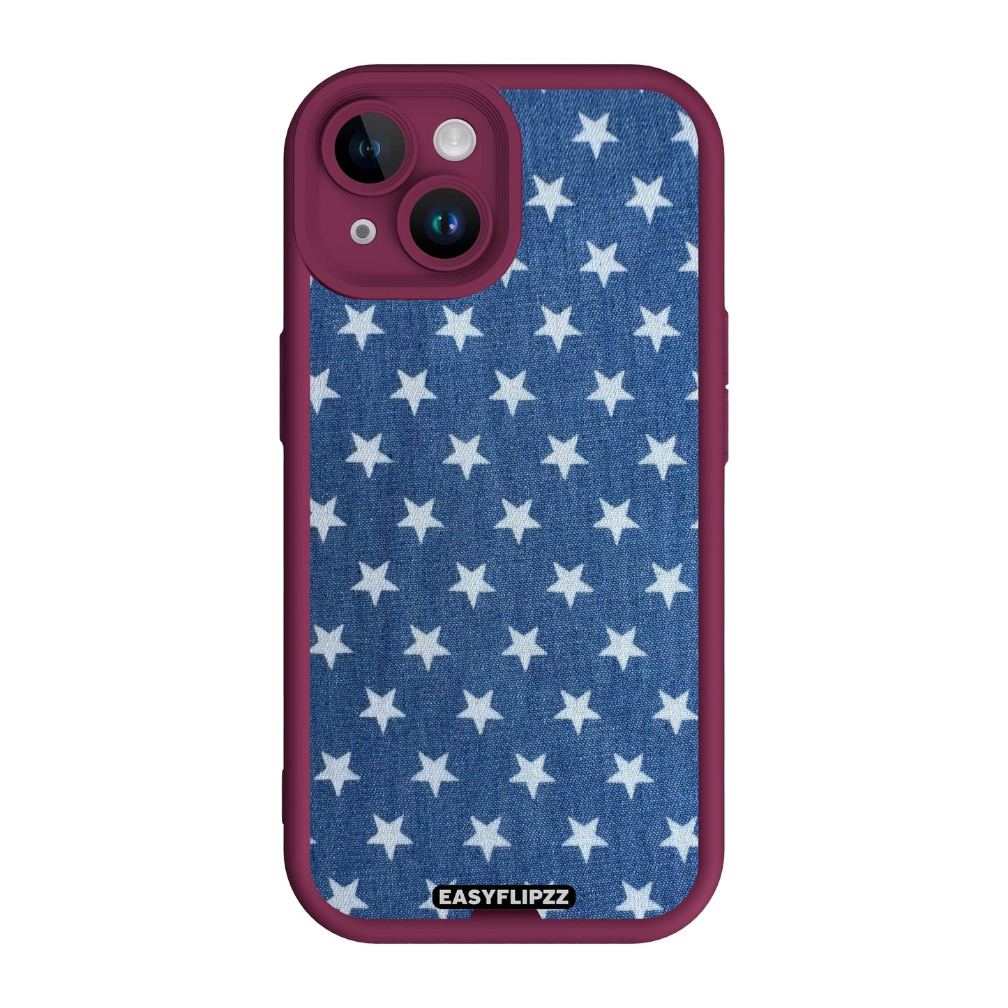 Light Denim Stars - iPhone 14 Plus