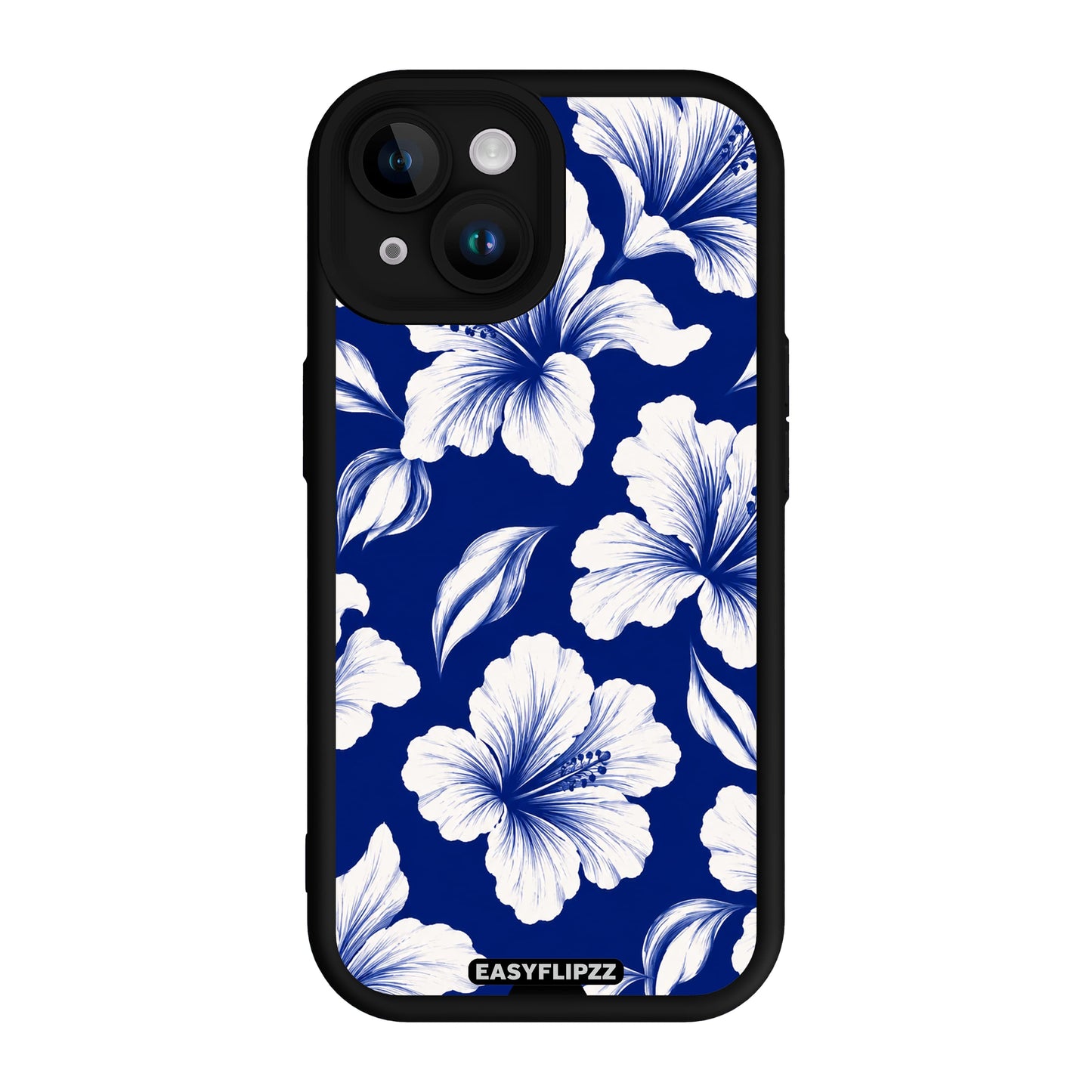 Cobalt Hibiscus - iPhone 14 Plus