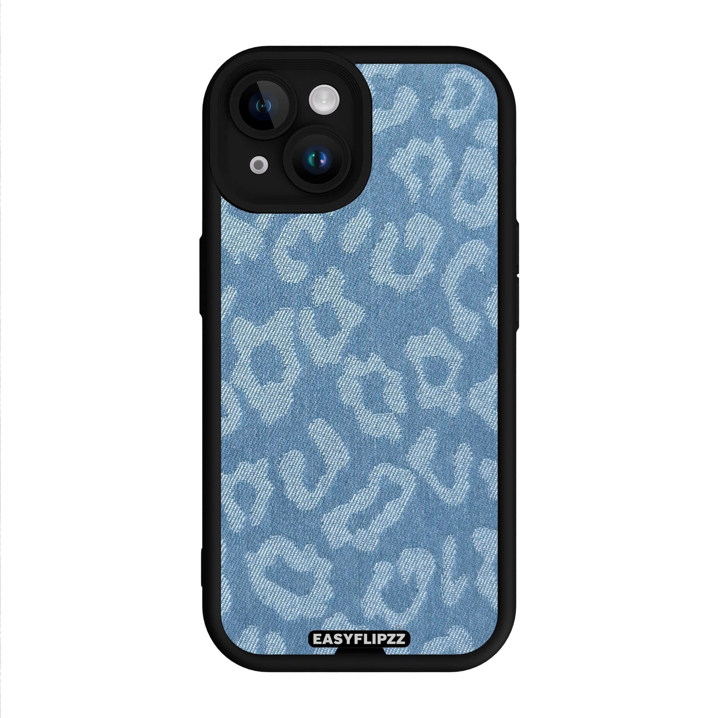 iPhone 14 Plus | Black | Jeans Jacquard Medium Leopard | Base Set