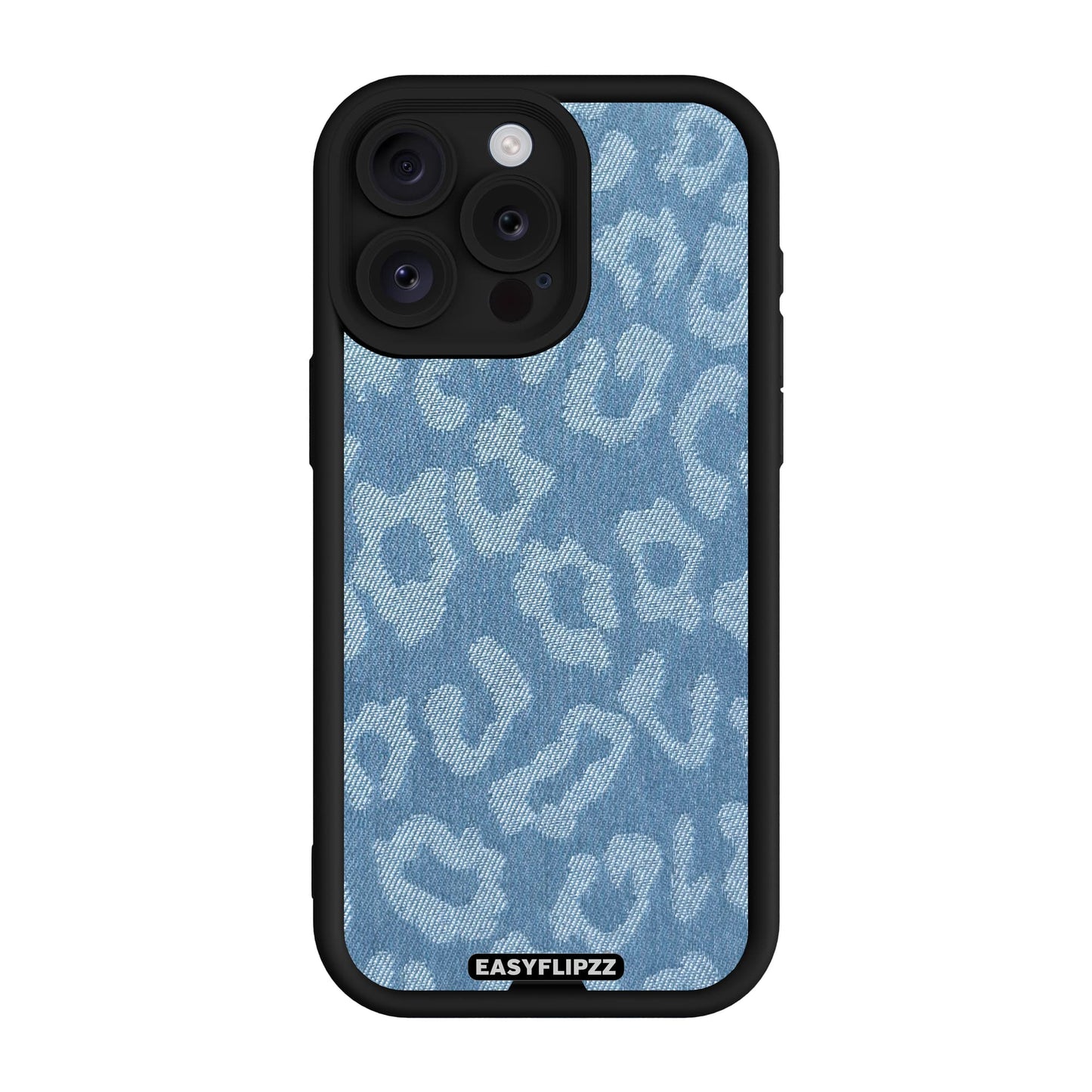 iPhone 16 Pro Max | Black | Jeans Jacquard Medium Leopard | Base Set