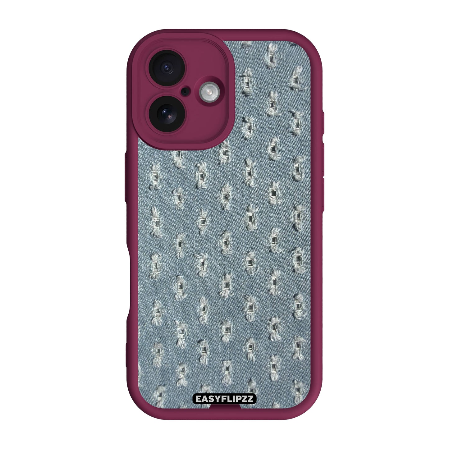 Sky Distressed Denim - iPhone 16 Plus