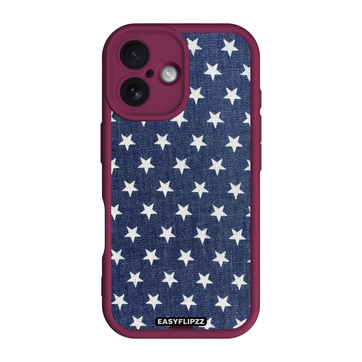 Dark Denim Stars - iPhone 16