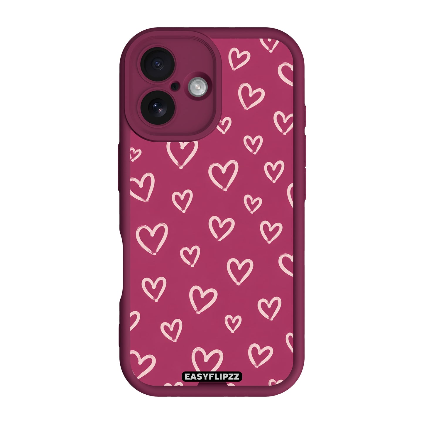Berry Hearts - iPhone 16