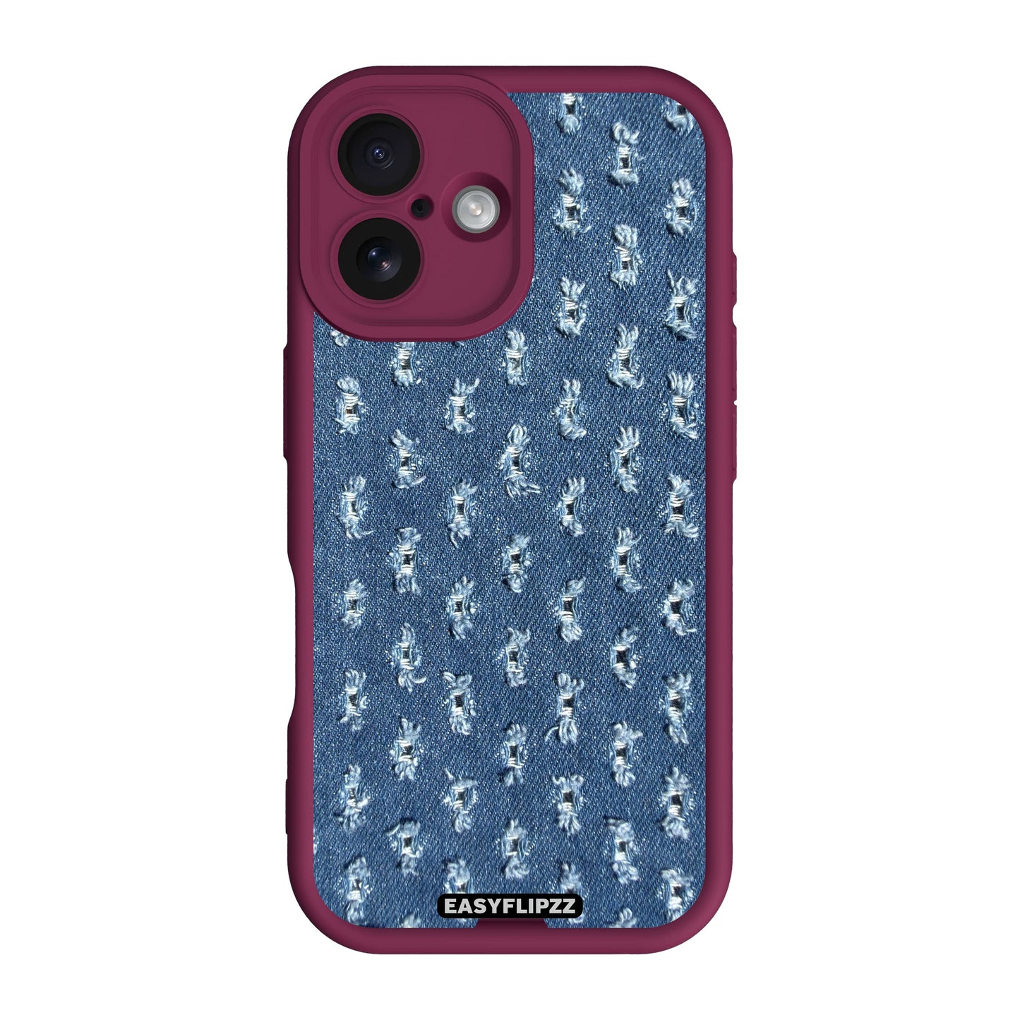 Midnight Distressed Denim - iPhone 16 Plus