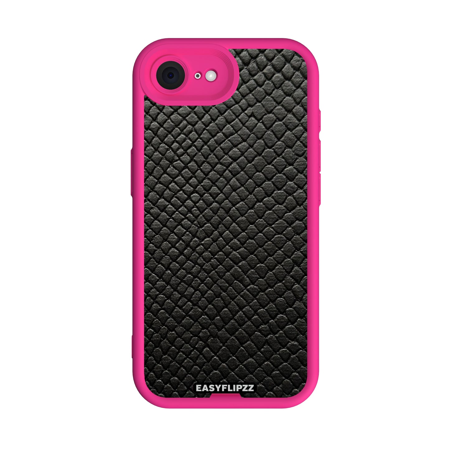iPhone 16e | Pink | Leather Black Snake | Base Set