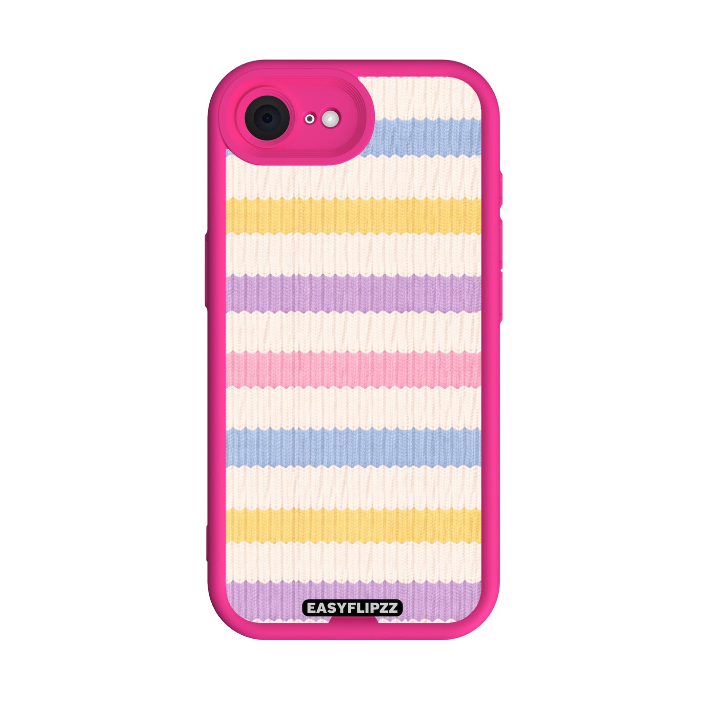 iPhone 16e | Pink | Cozy Stripes Pastel | Base Set