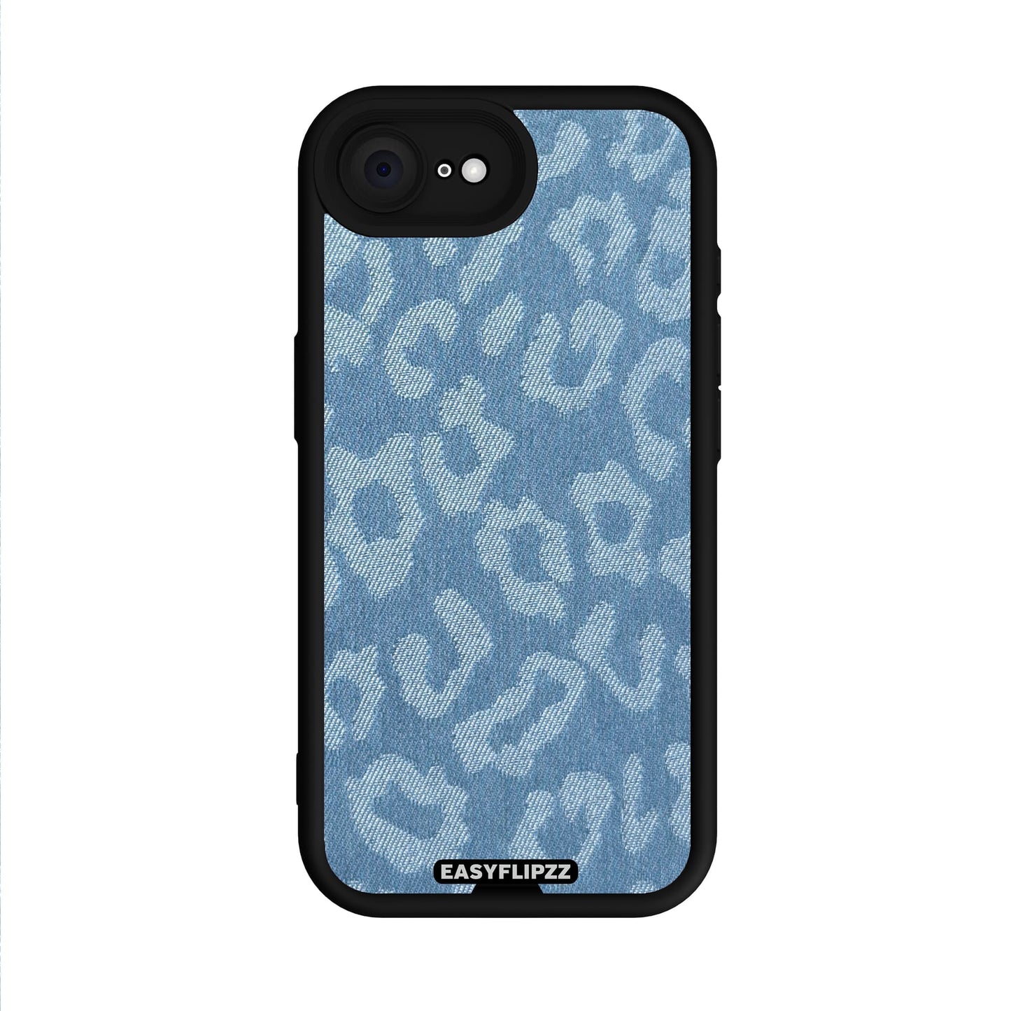 iPhone 16e | Black | Jeans Jacquard Medium Leopard | Base Set
