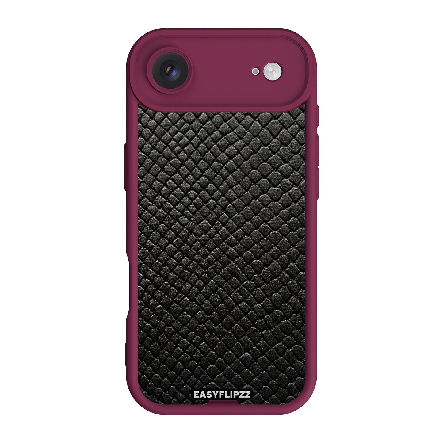 iPhone 17 Air | Burgundy | Snake Vegan Leather Black | Base Set