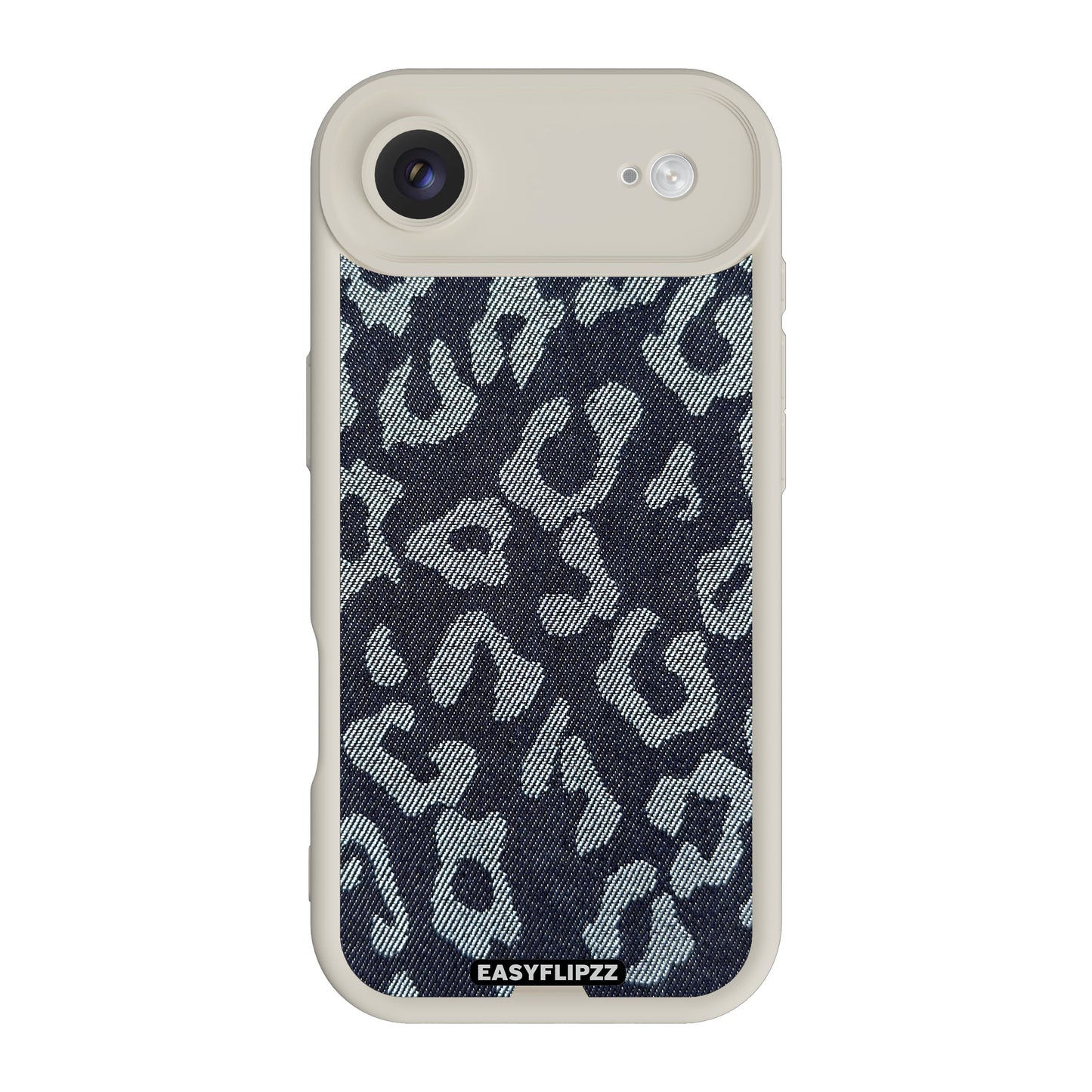 iPhone 17 Air | White | Jeans Jacquard Dark Leopard | Base Set