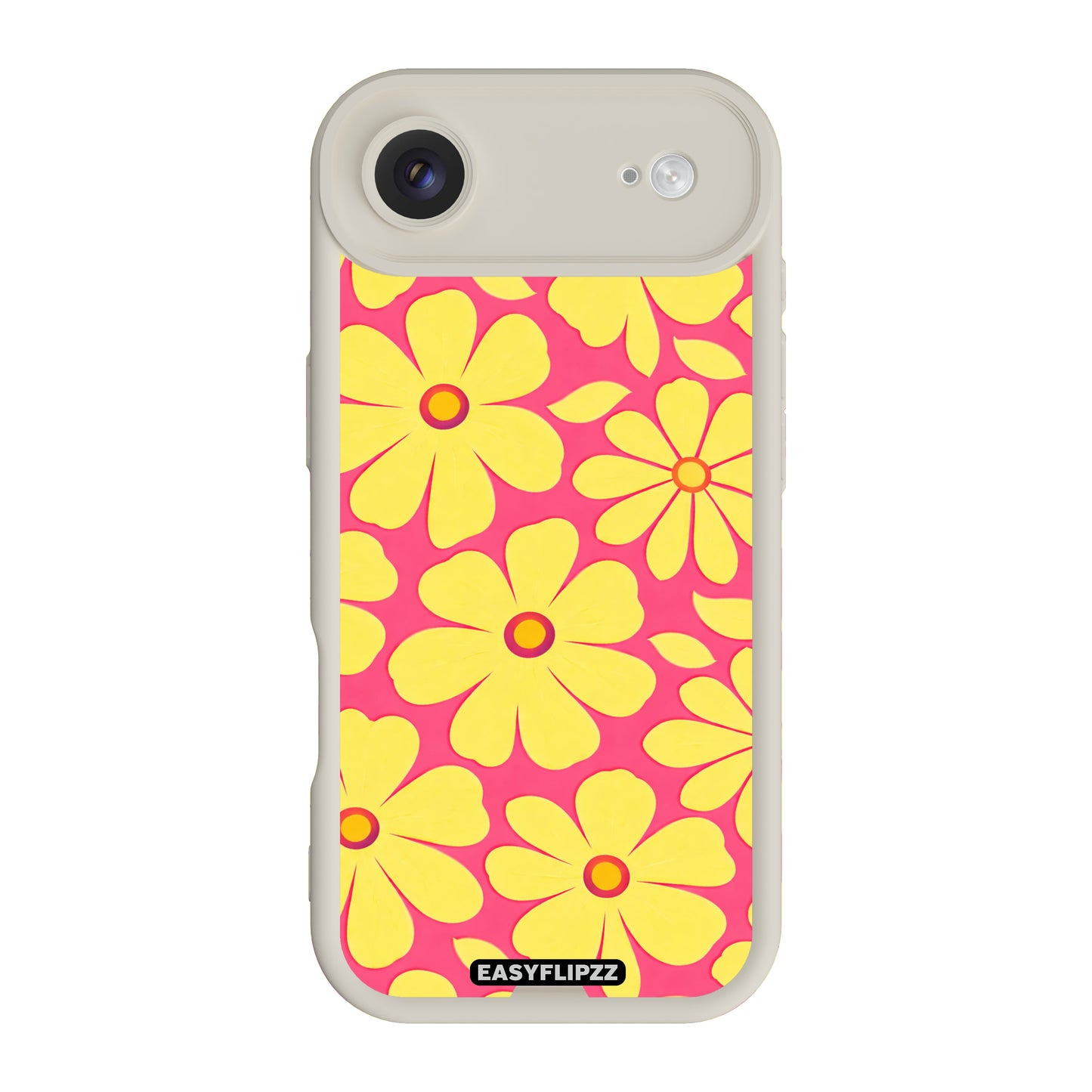 iPhone 17 Air | White | Flower Pop Yellow & Pink | Base Set