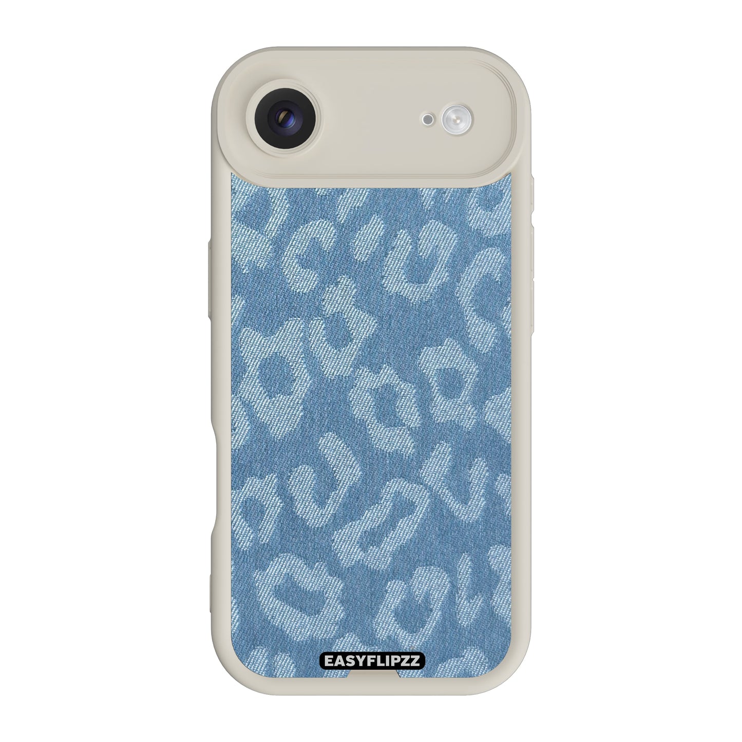 iPhone 17 Air | White | Jeans Jacquard Medium Leopard | Base Set