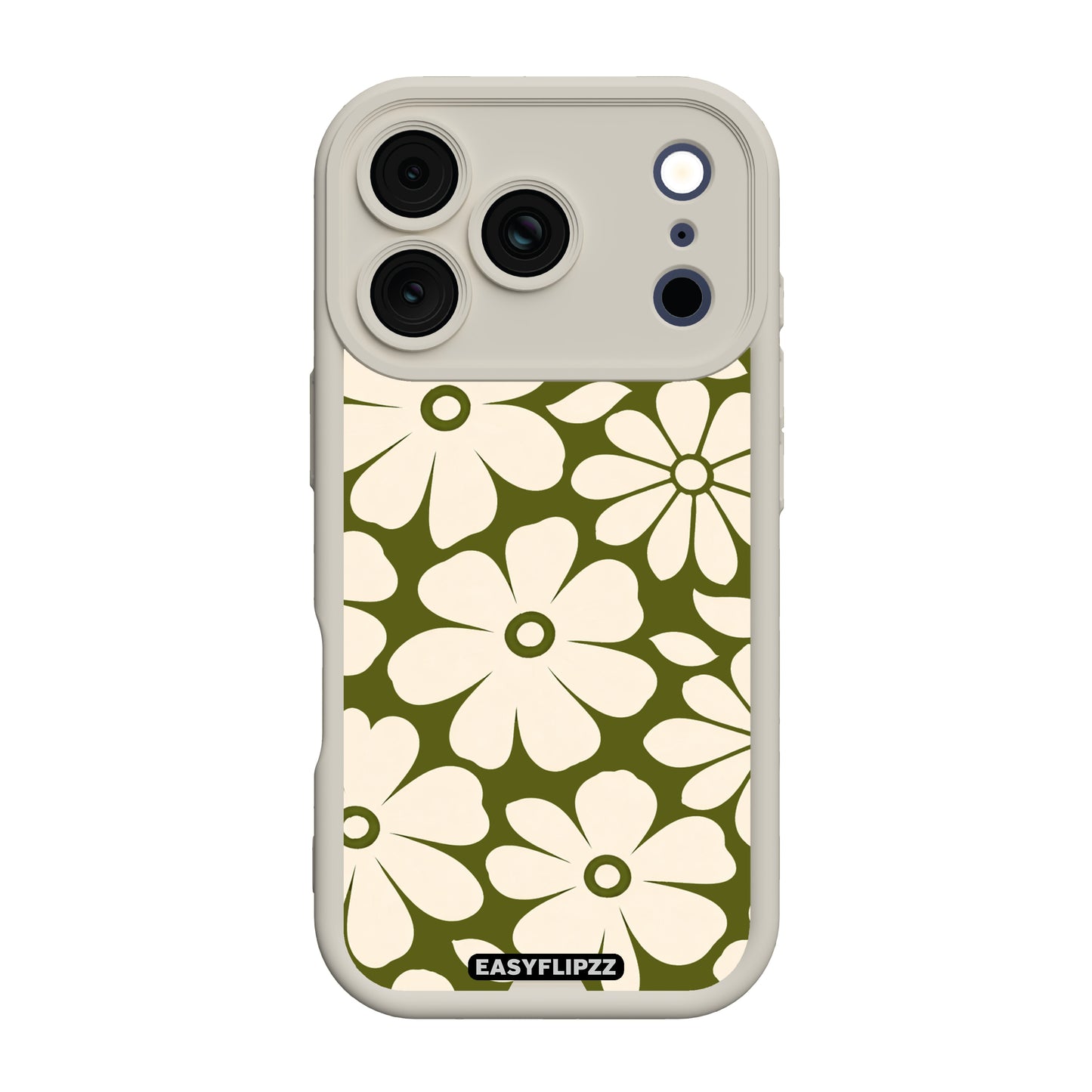 iPhone 17 Pro Max | White | Flower Pop Green | Base Set
