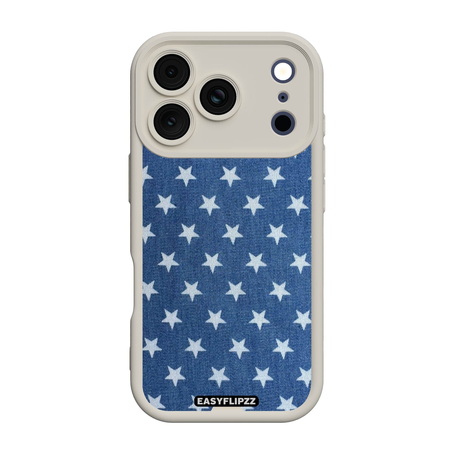 Light Denim Stars - iPhone 17 Pro