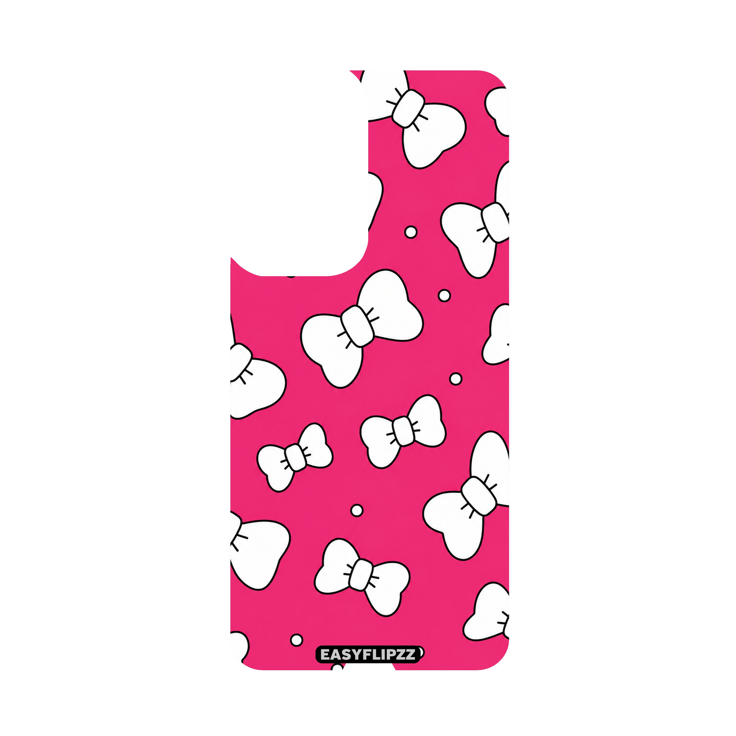 White Bow Pop Backflipzz - S25