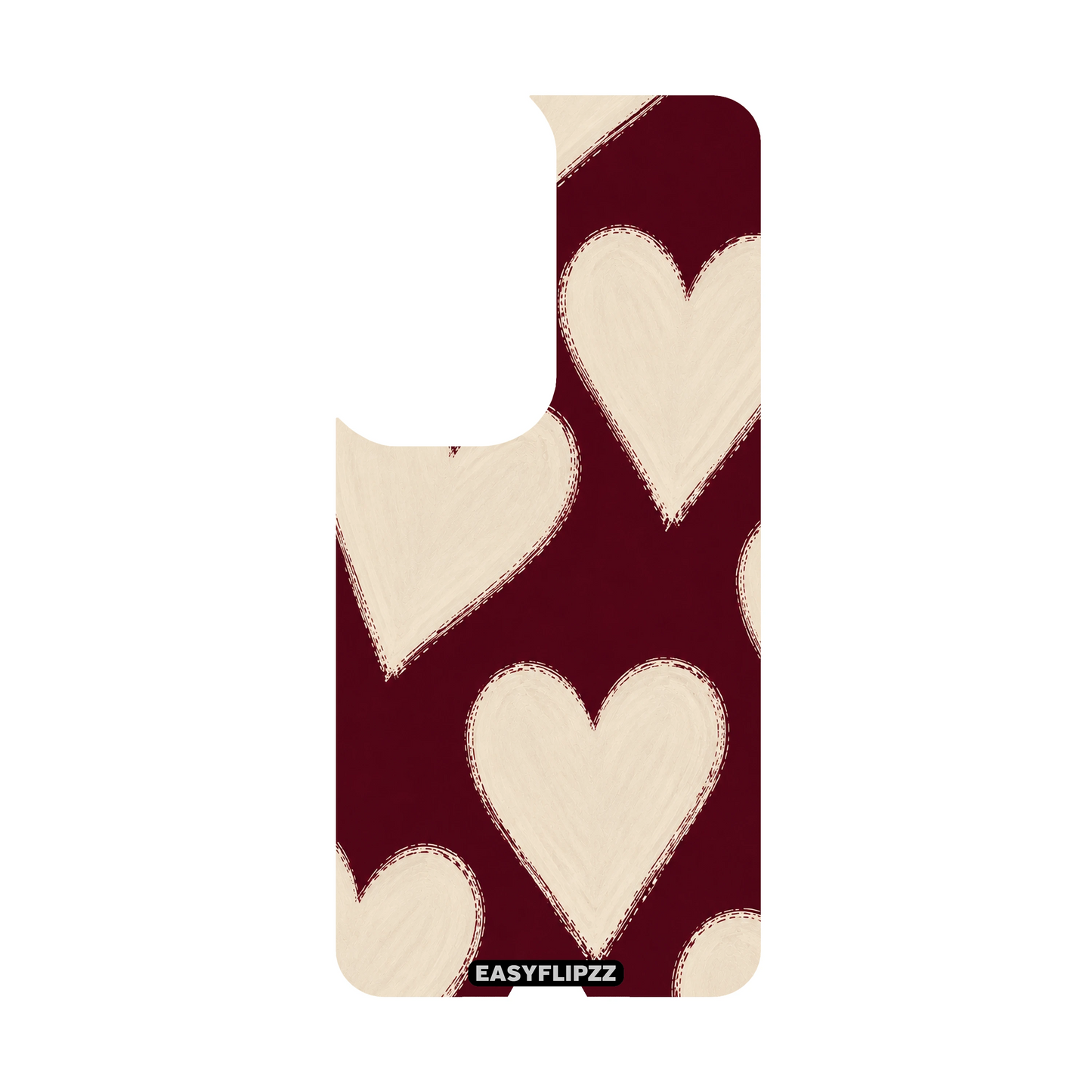 Burgundy Hearts Backflipzz - S22