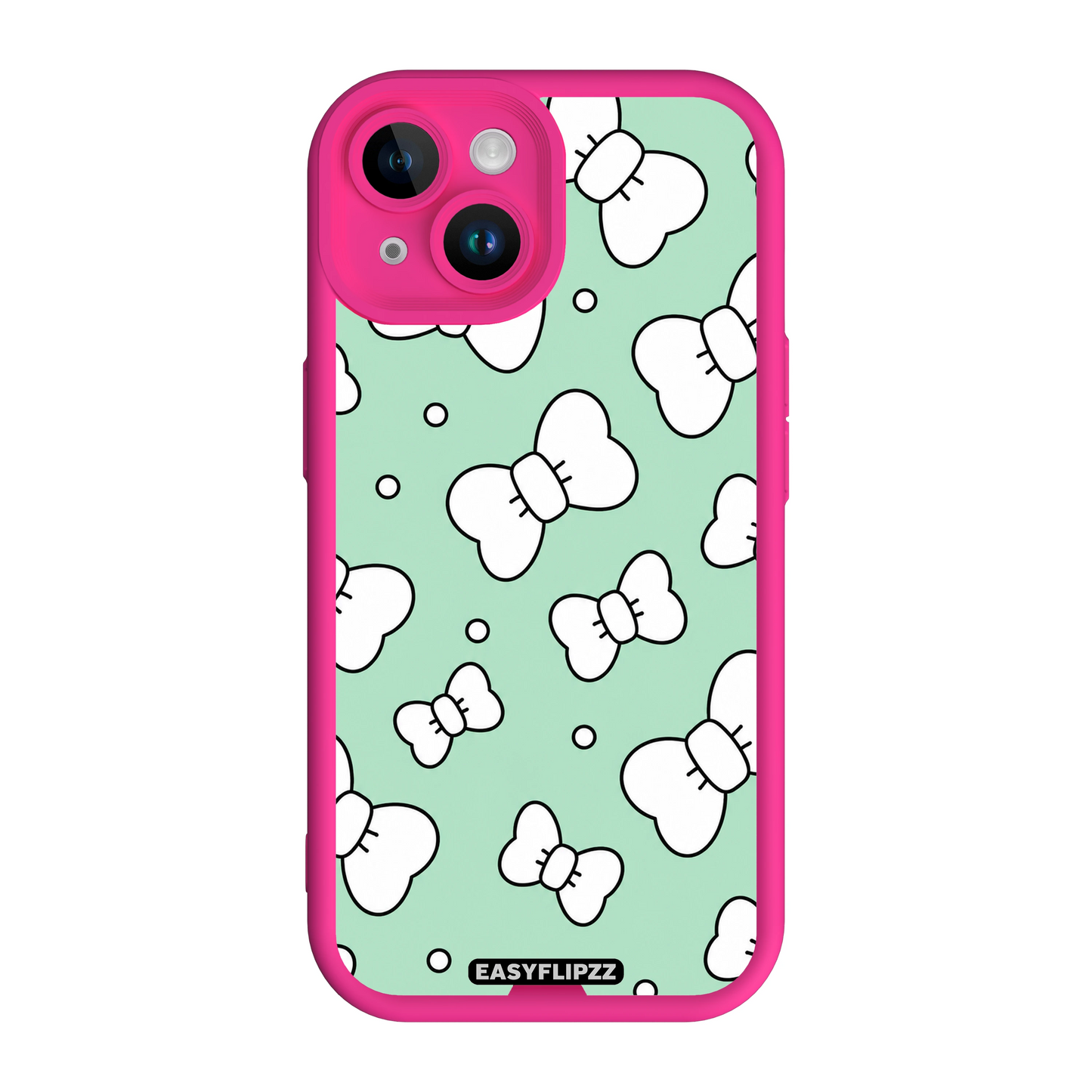Mint Bow Pop - iPhone 15 Plus