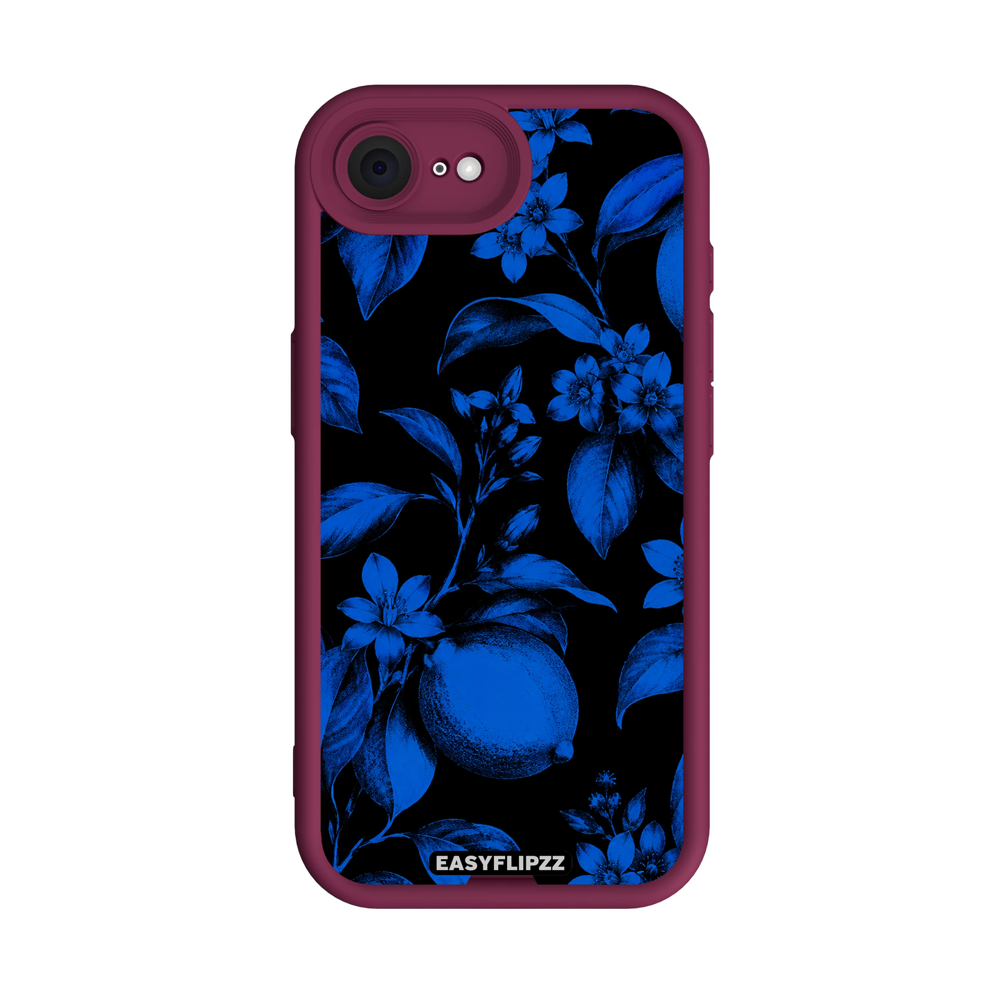 Blue Floral Elegance - iPhone 17e