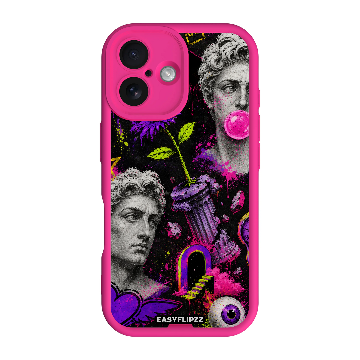 Neon Graffiti Bust - iPhone 16