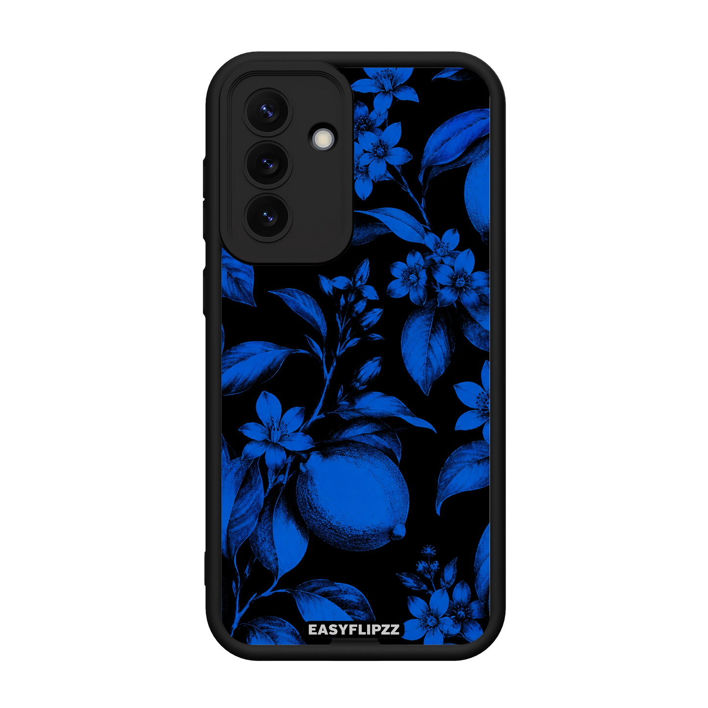 Blue Floral Elegance - A25