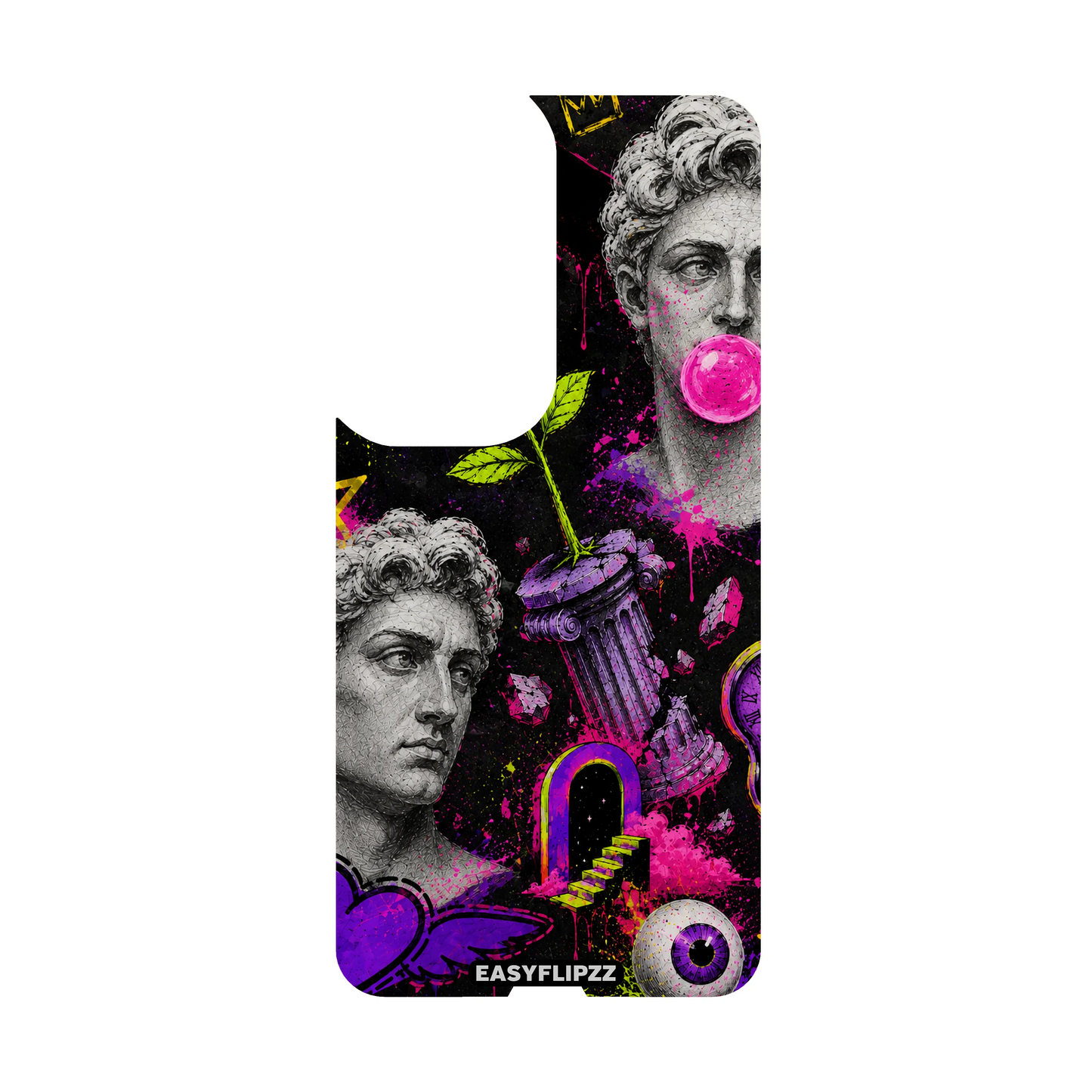 Neon Graffiti Bust Backflipzz - S23 Plus
