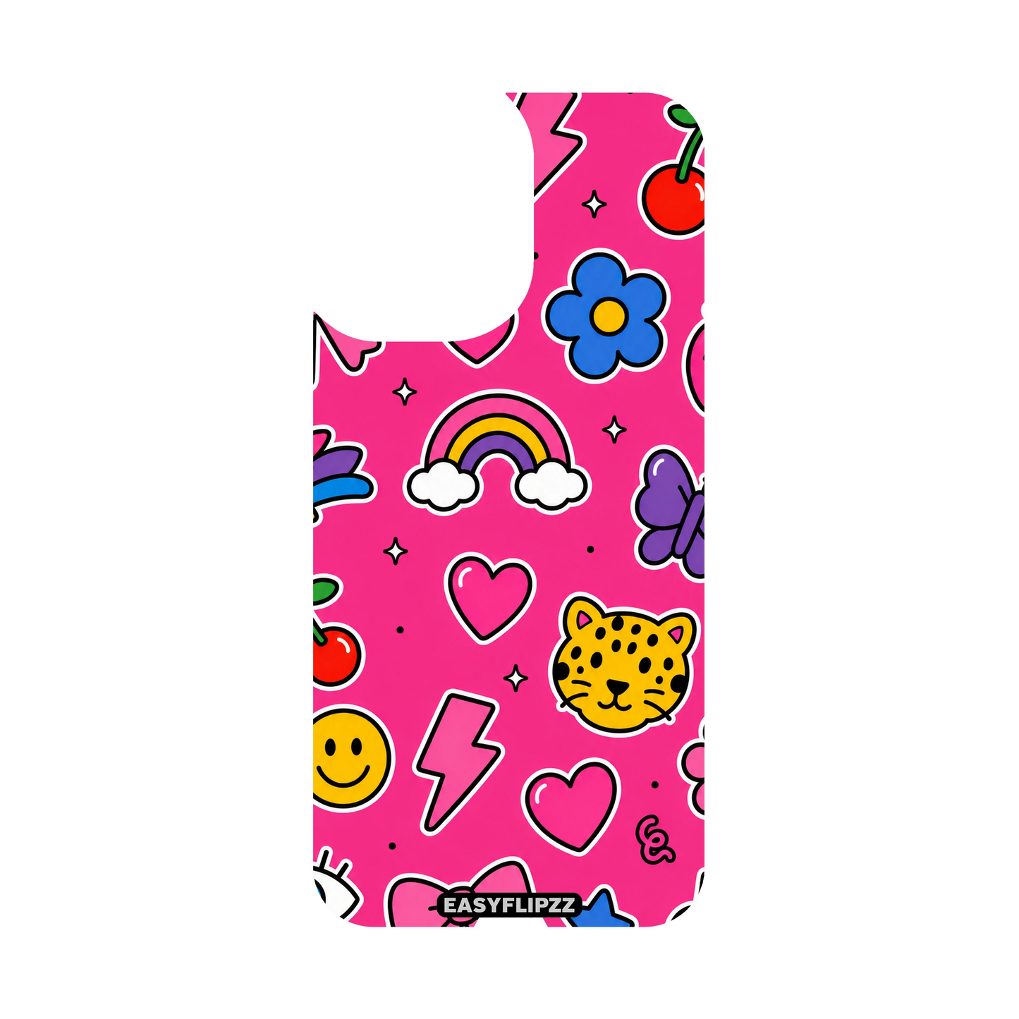 Pink Sticker Rush Backflipzz - iPhone 16 Plus