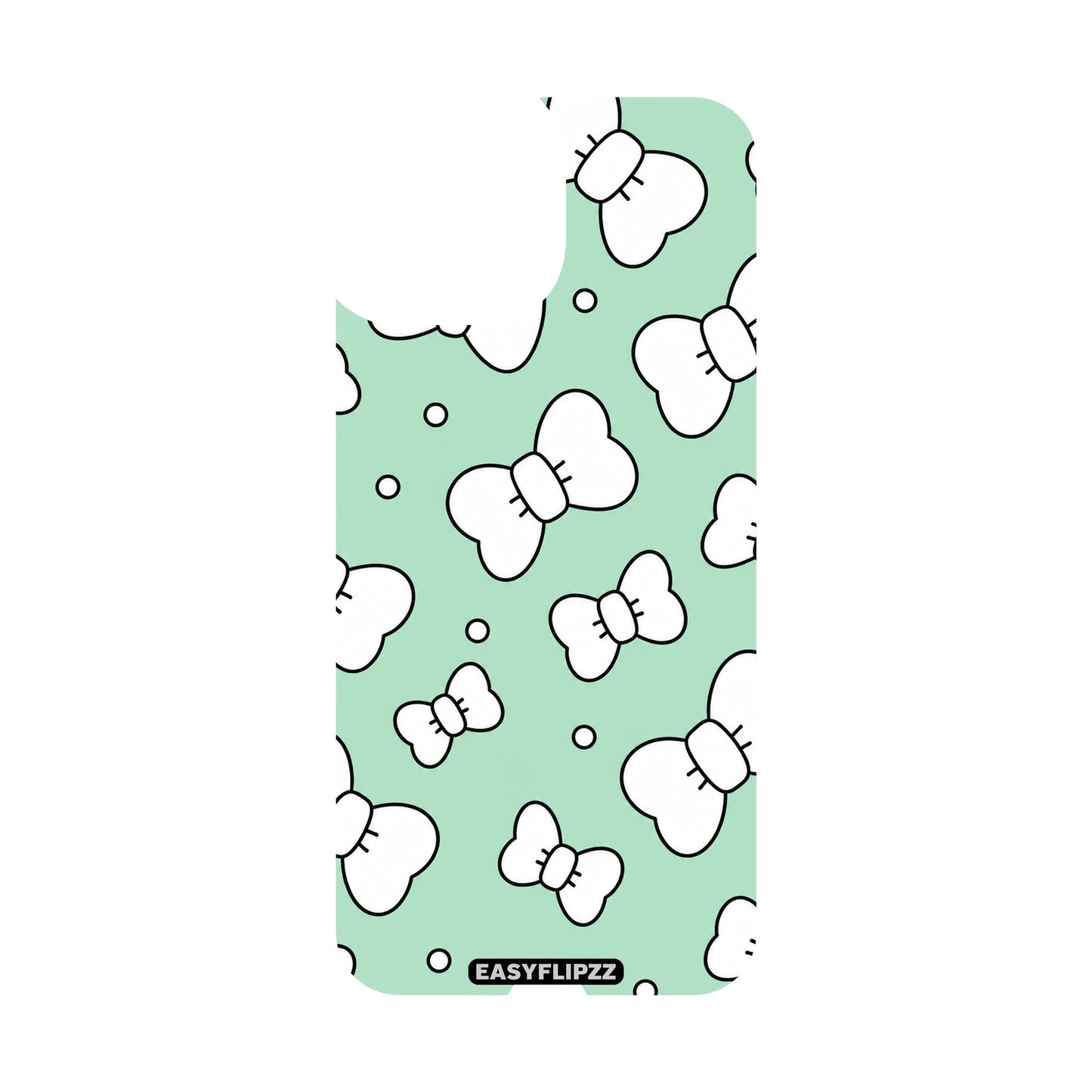 Mint Bow Pop Backflipzz - iPhone 14 Plus