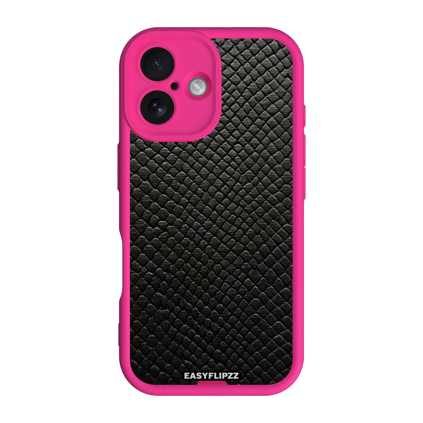 iPhone 16 | Pink | Leather Black Snake | Base Set