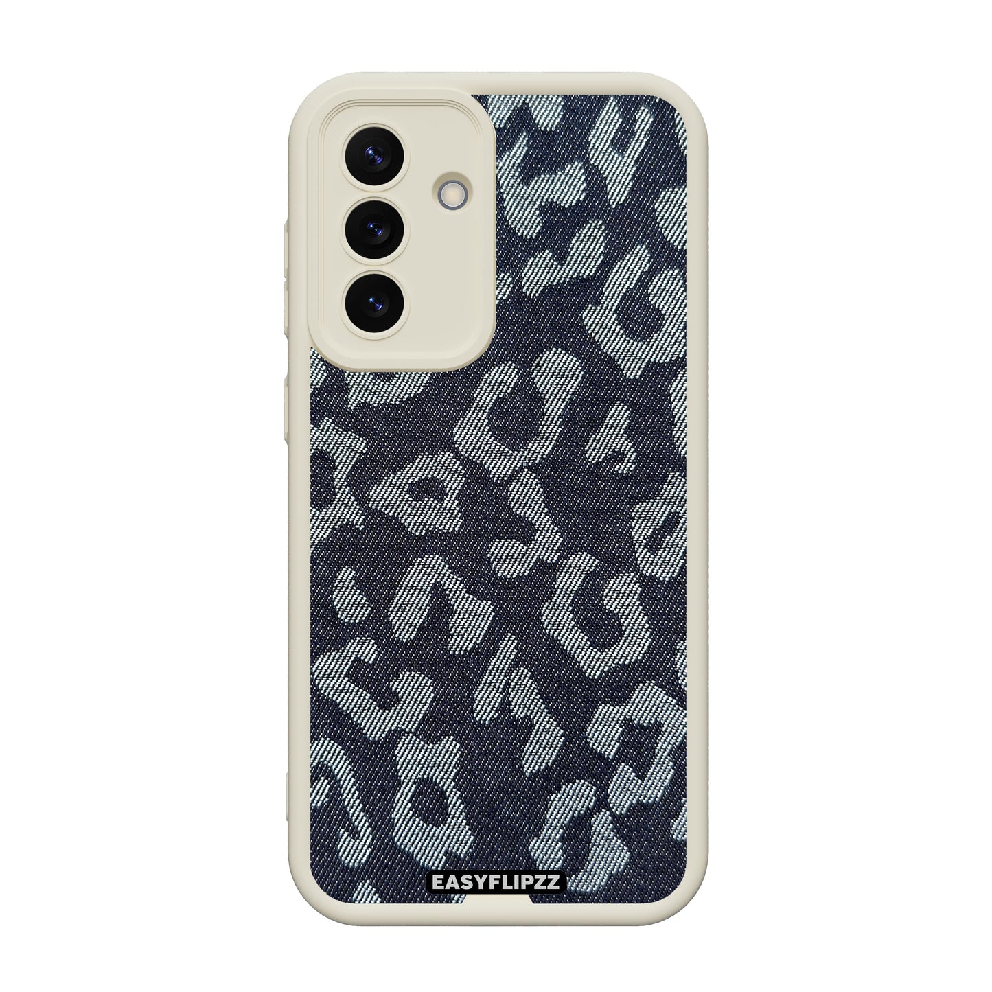 A34 | White | Jeans Jacquard Dark Leopard | Base Set