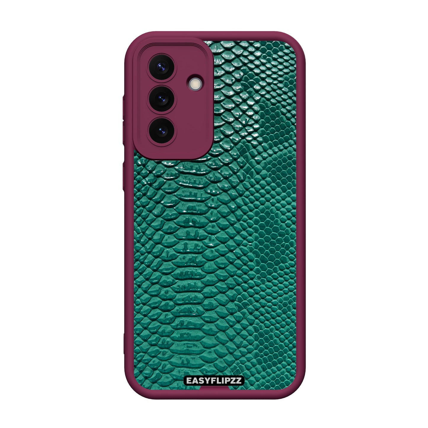 A14 | Burgundy | Snake Vegan Leather Emerald | Base Set