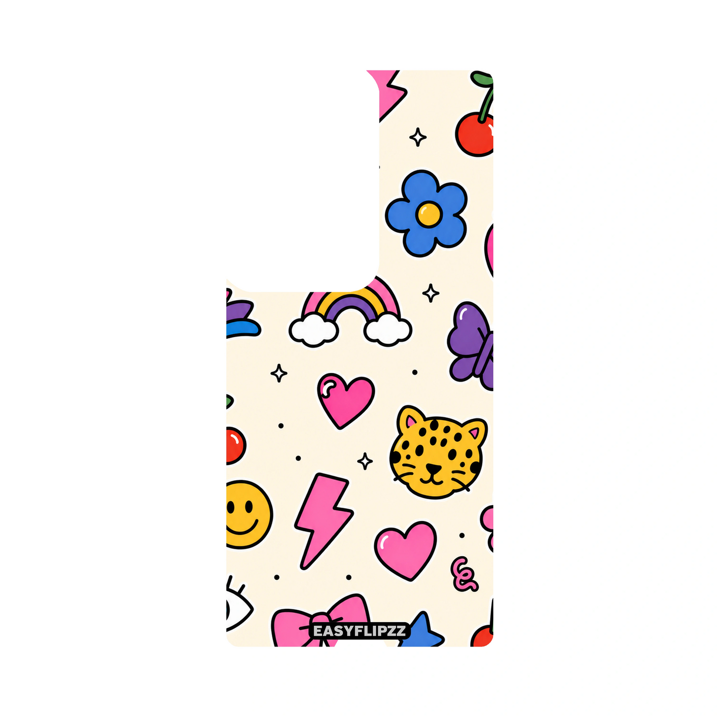 Cream Sticker Pop Backflipzz - S24 Ultra
