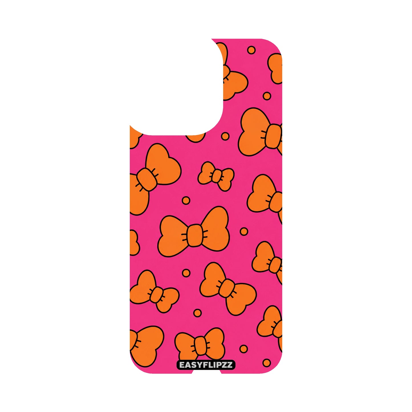 Tangerine Bow Pop Backflipzz - iPhone 15 Pro Max
