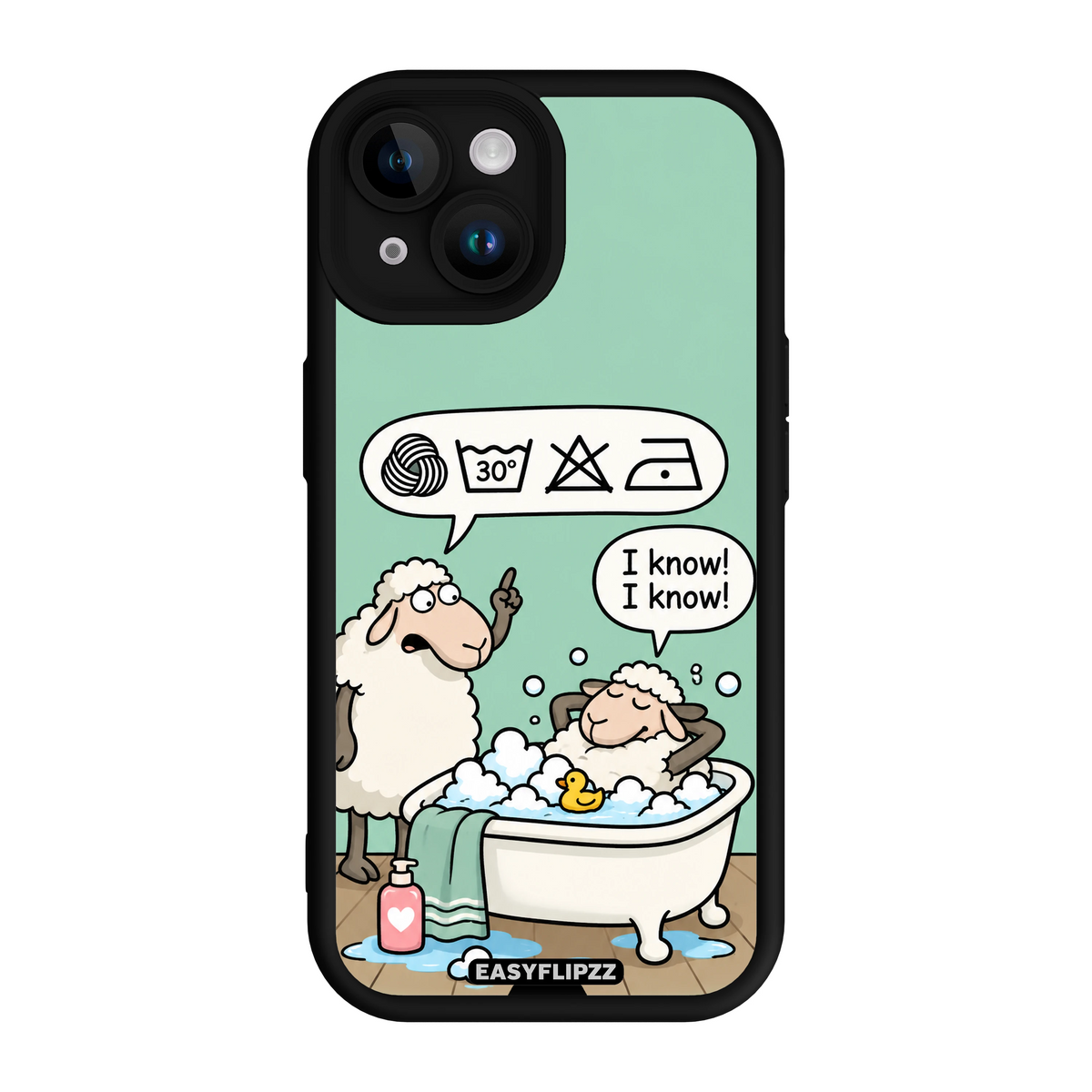 Sheep in Bathtub - iPhone 13