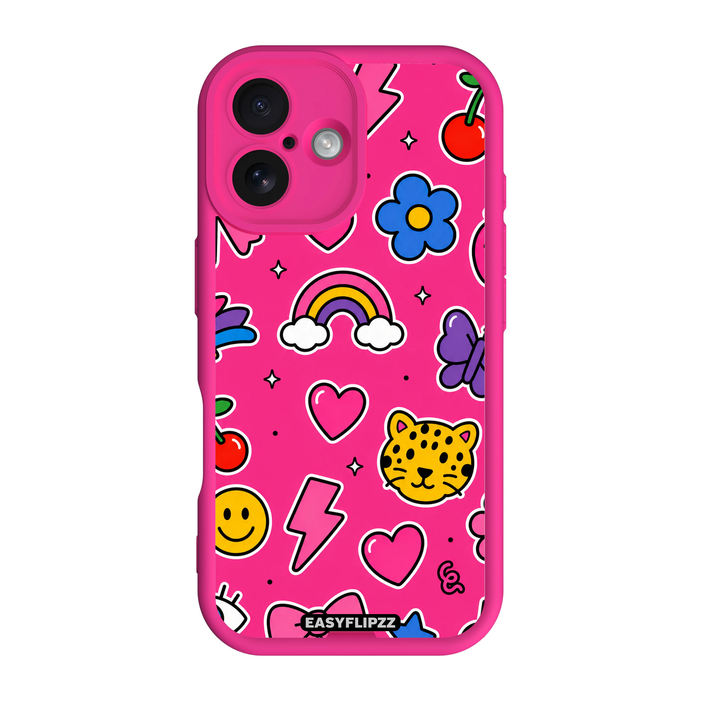 Pink Sticker Rush - iPhone 16 Plus