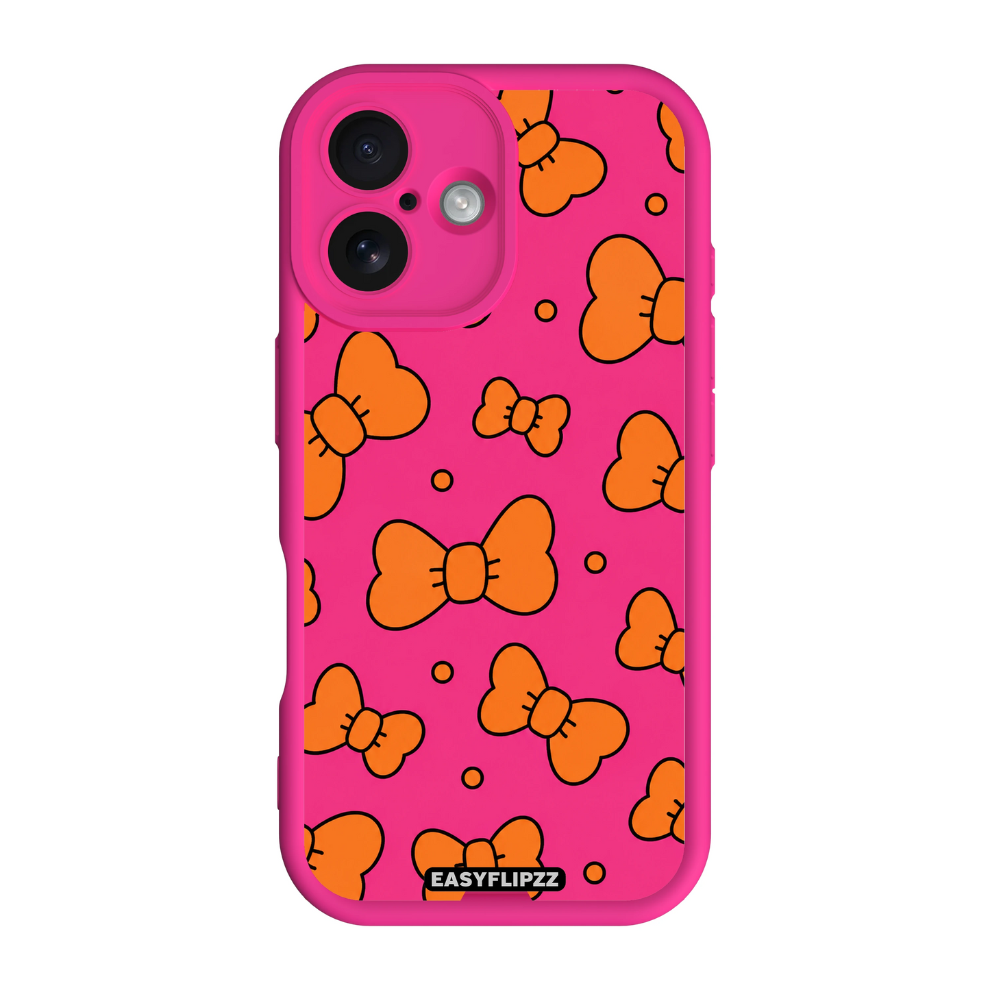 Tangerine Bow Pop - iPhone 16 Plus
