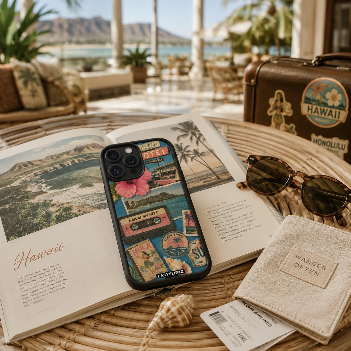 EasyFlipzz gallery lifestyle Island Souvenirs Black Base Set