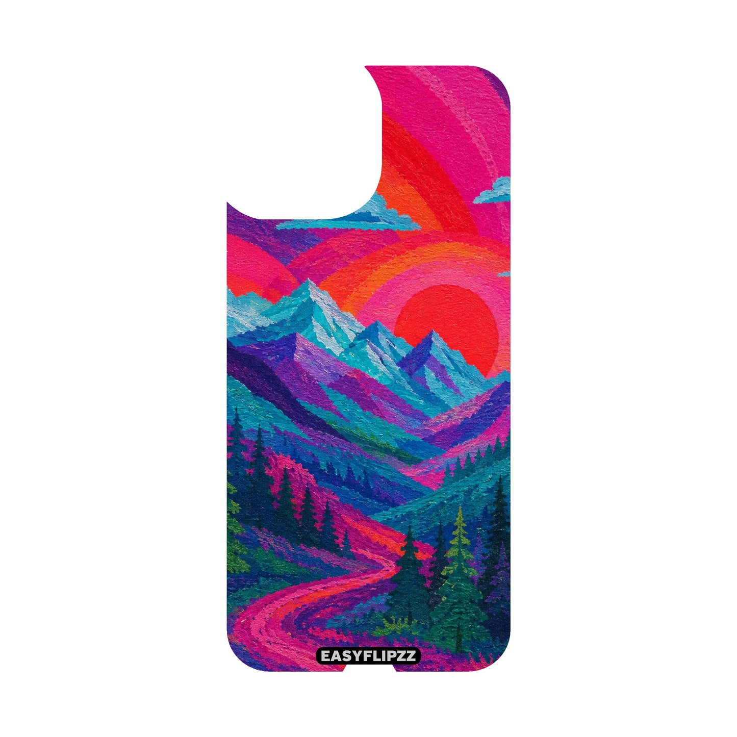 Neon Horizon Backflipzz - iPhone 15