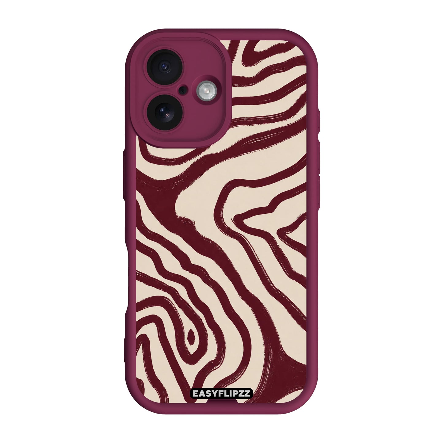 Burgundy Flow - iPhone 16 Plus