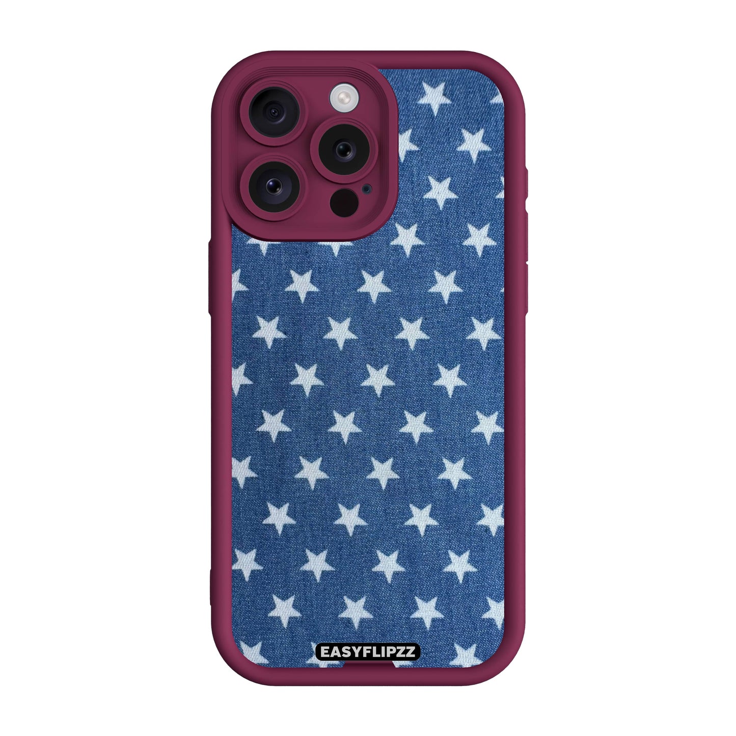 Light Denim Stars - iPhone 12 Pro