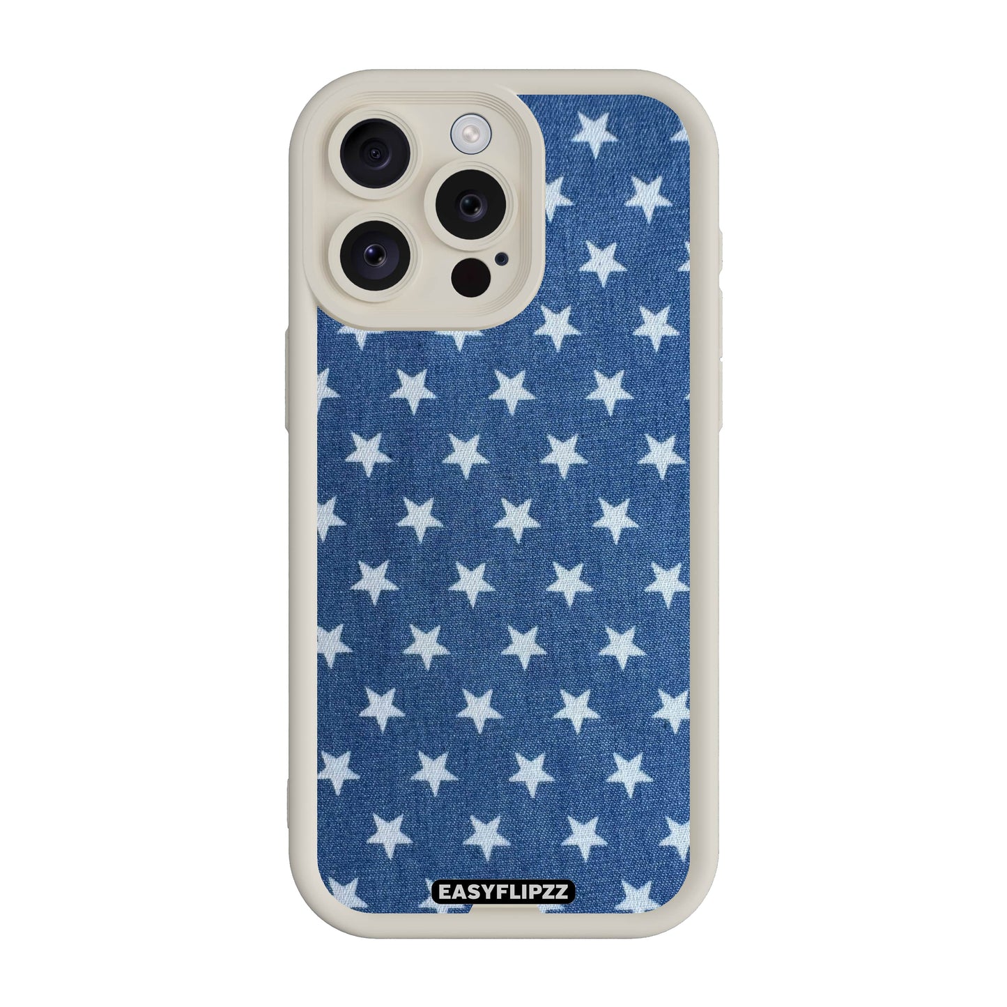 Light Denim Stars - iPhone 12 Pro