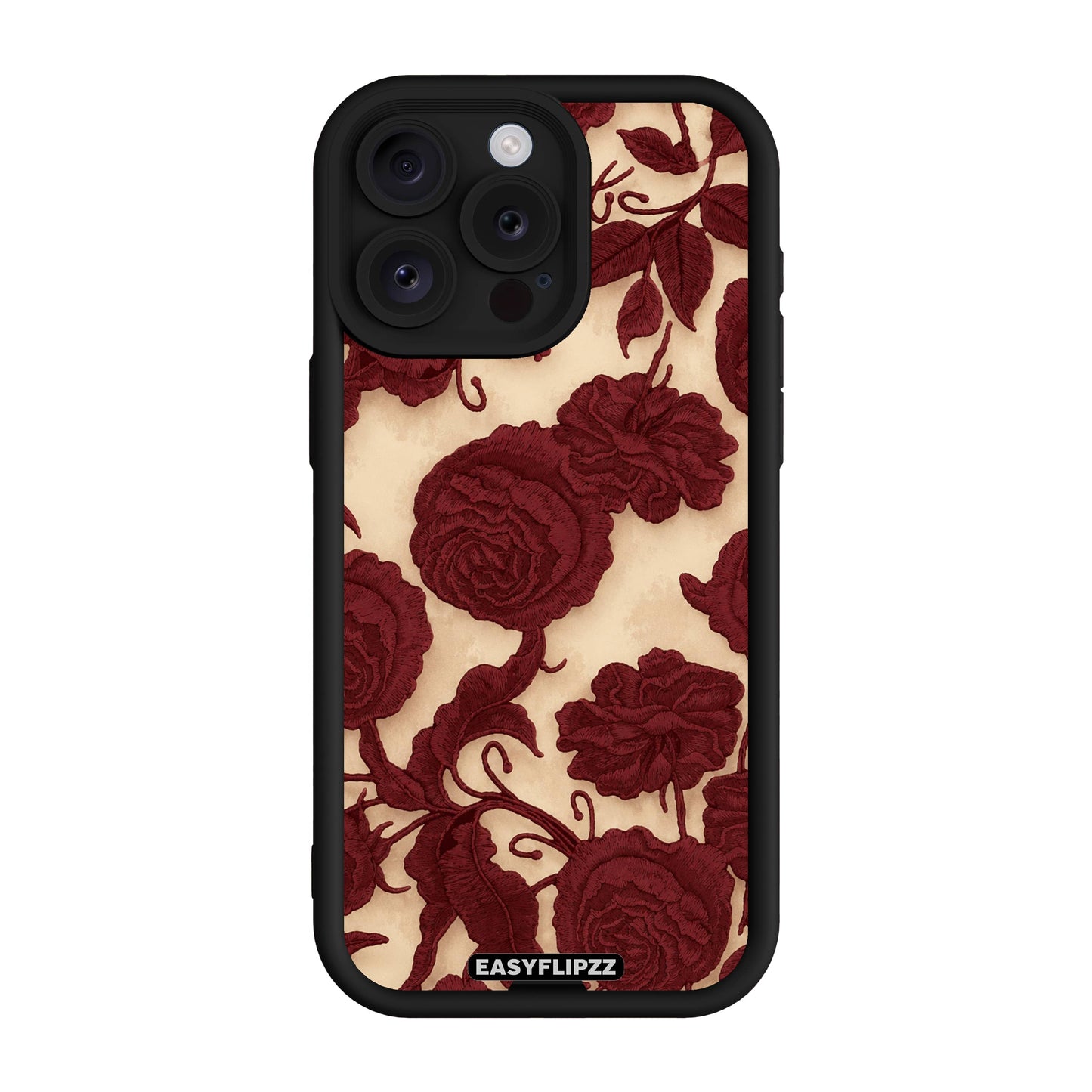 Burgundy Bloom - iPhone 15 Pro Max