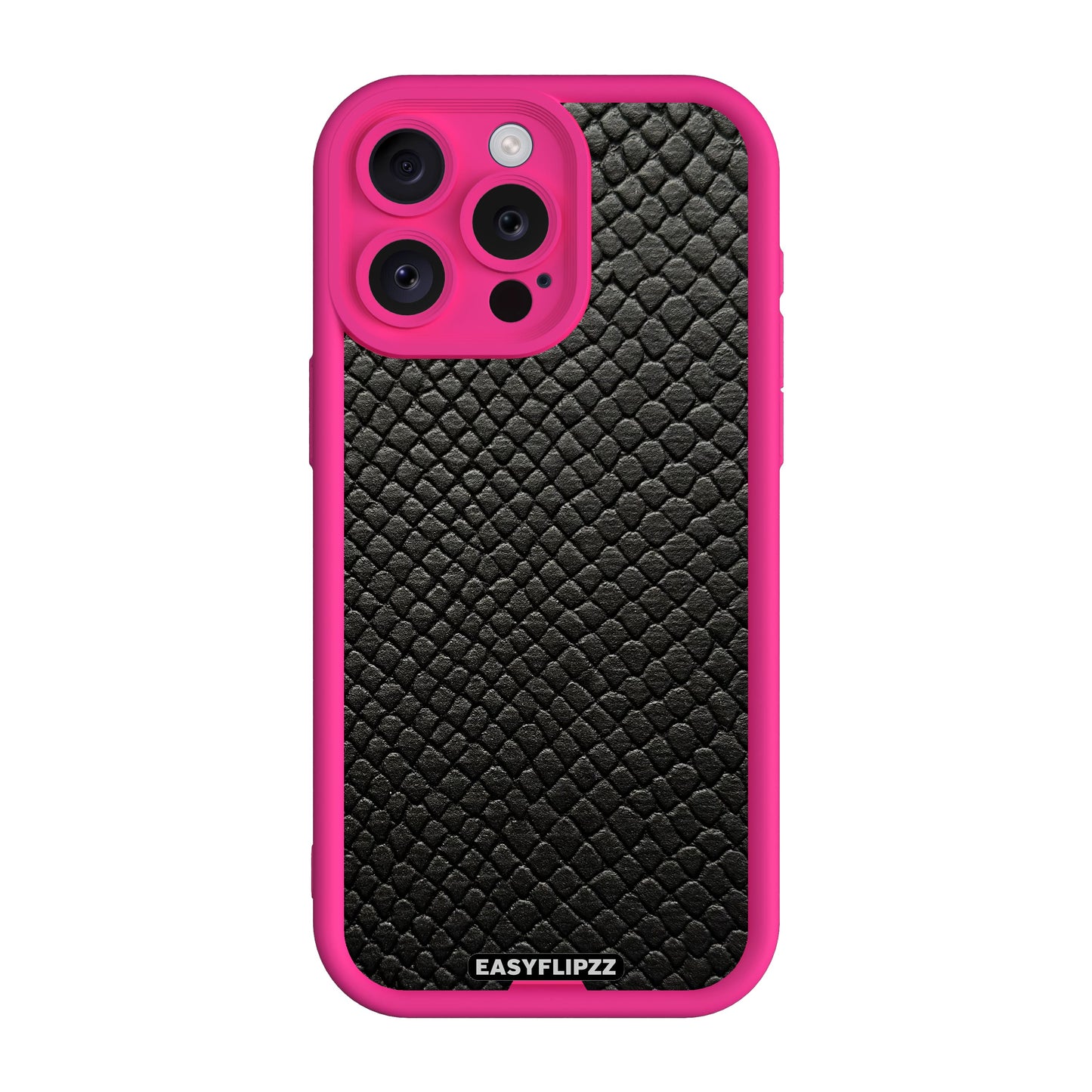 iPhone 13 Pro Max | Pink | Leather Black Snake | Base Set