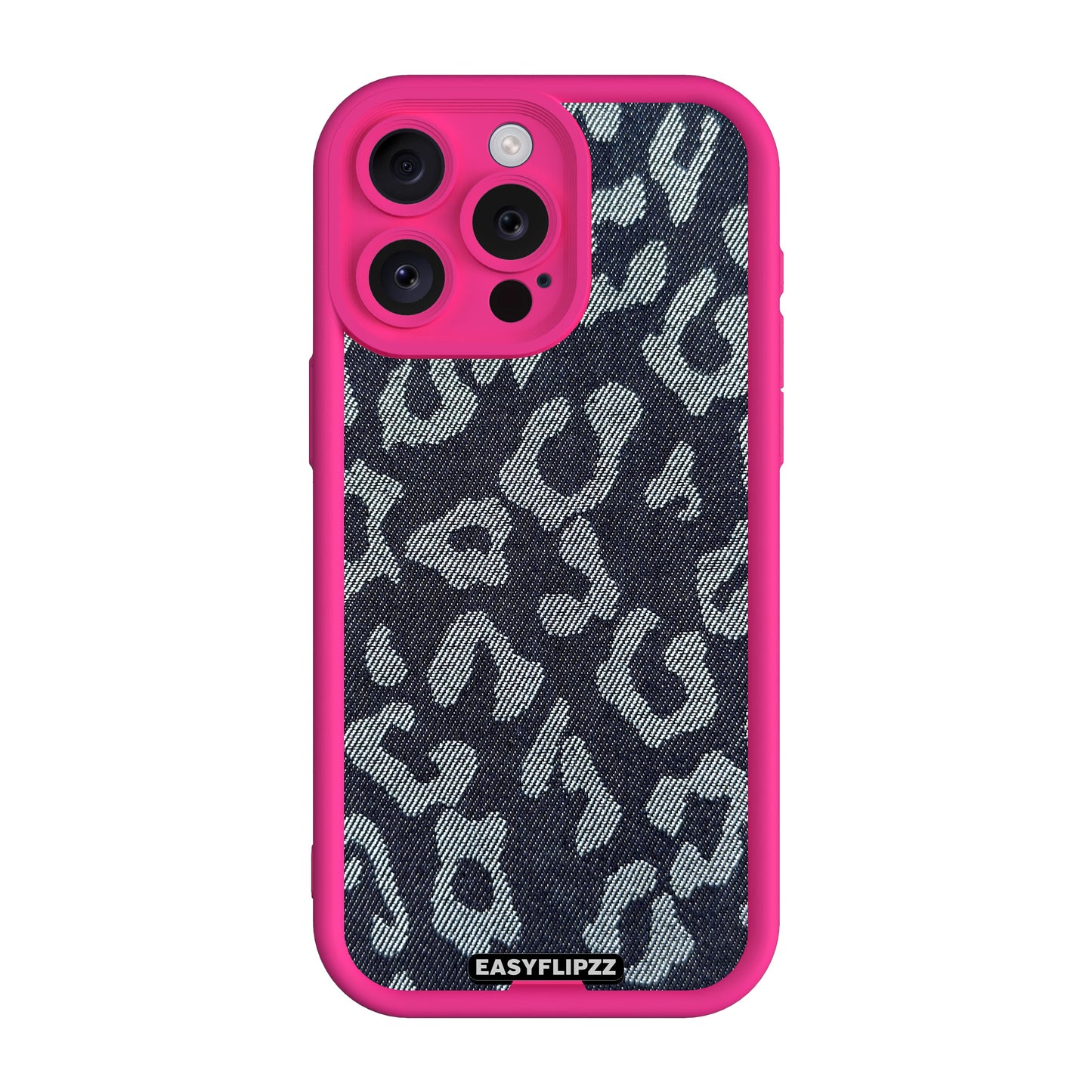 iPhone 13 Pro Max | Pink | Jeans Jacquard Dark Leopard | Base Set