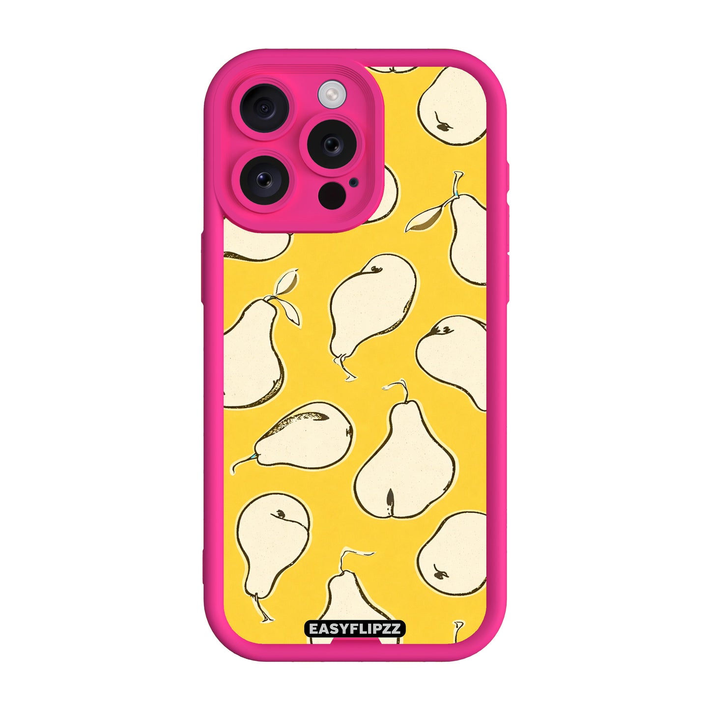 iPhone 15 Pro | Pink | Sketch Pears Yellow | Base Set