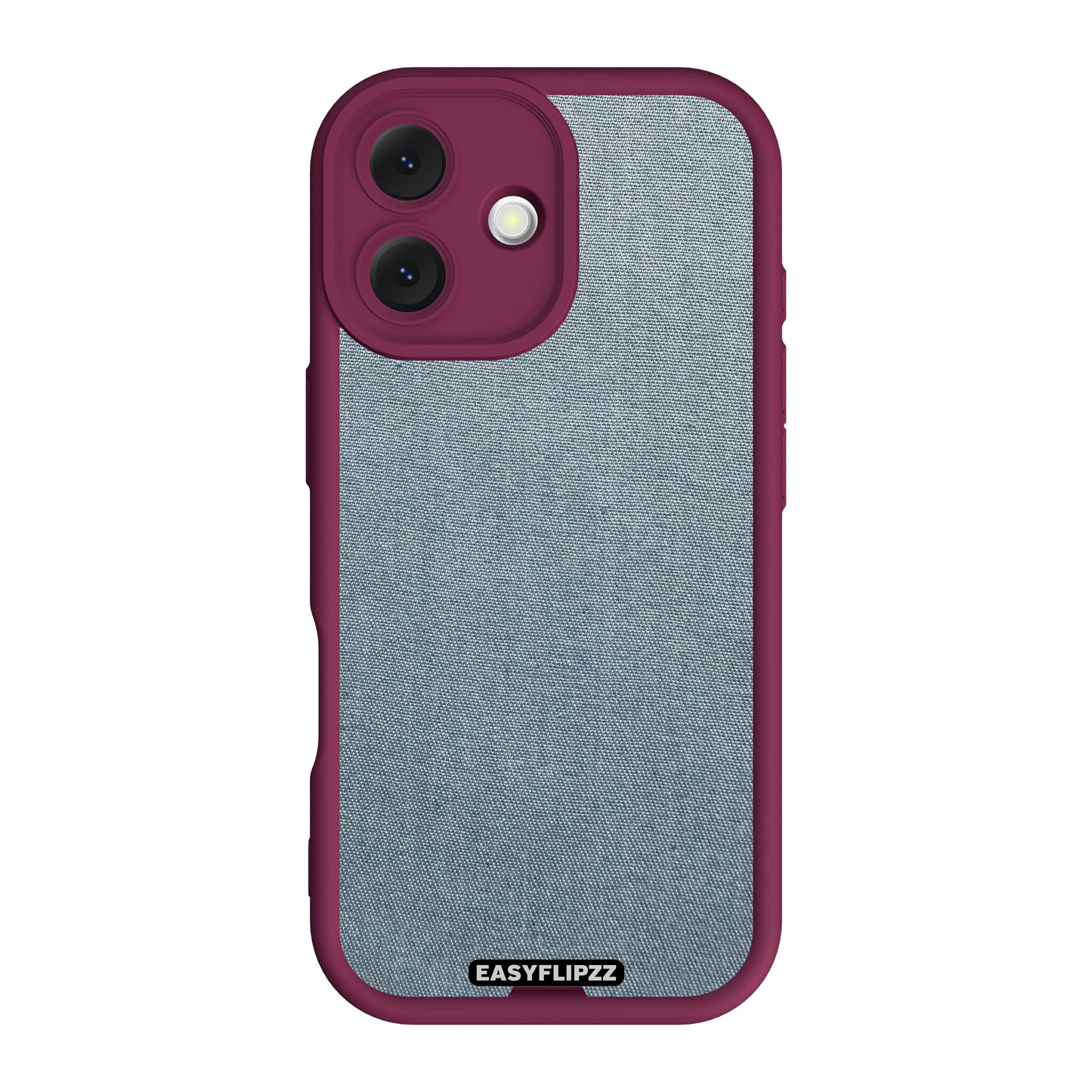 iPhone 17 | Burgundy | Jeans Medium Denim | Base Set