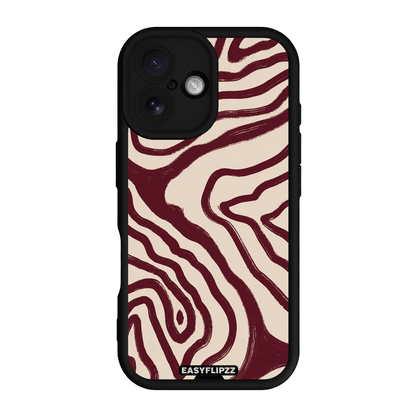 Burgundy Flow - iPhone 16 Plus