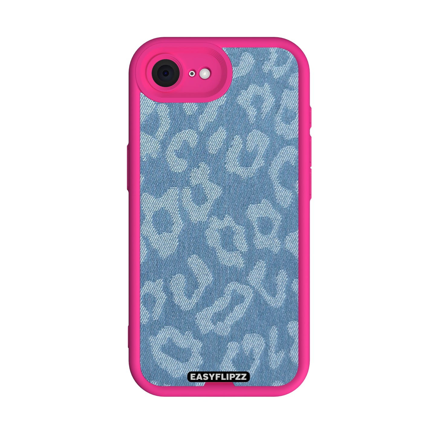 iPhone 16e | Pink | Jeans Jacquard Medium Leopard | Base Set
