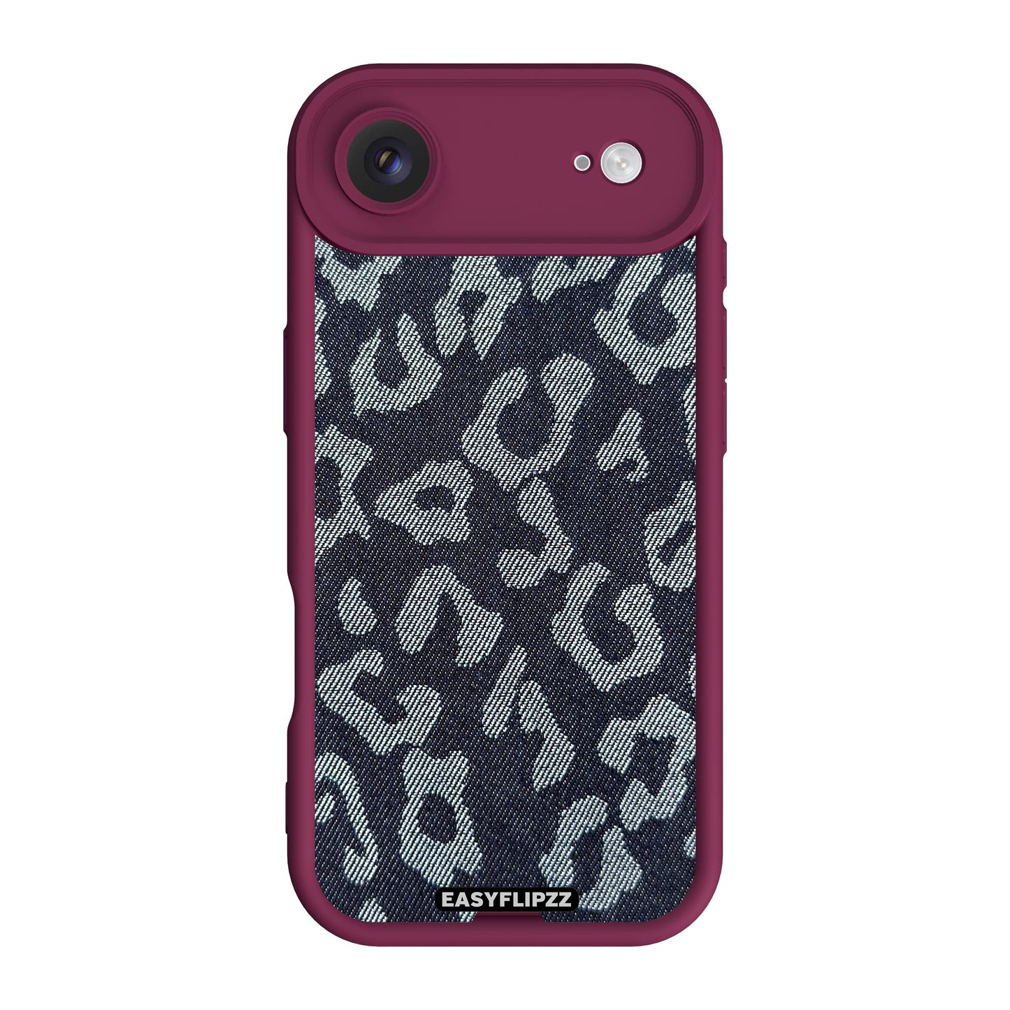 iPhone 17 Air | Burgundy | Jeans Jacquard Dark Leopard | Base Set