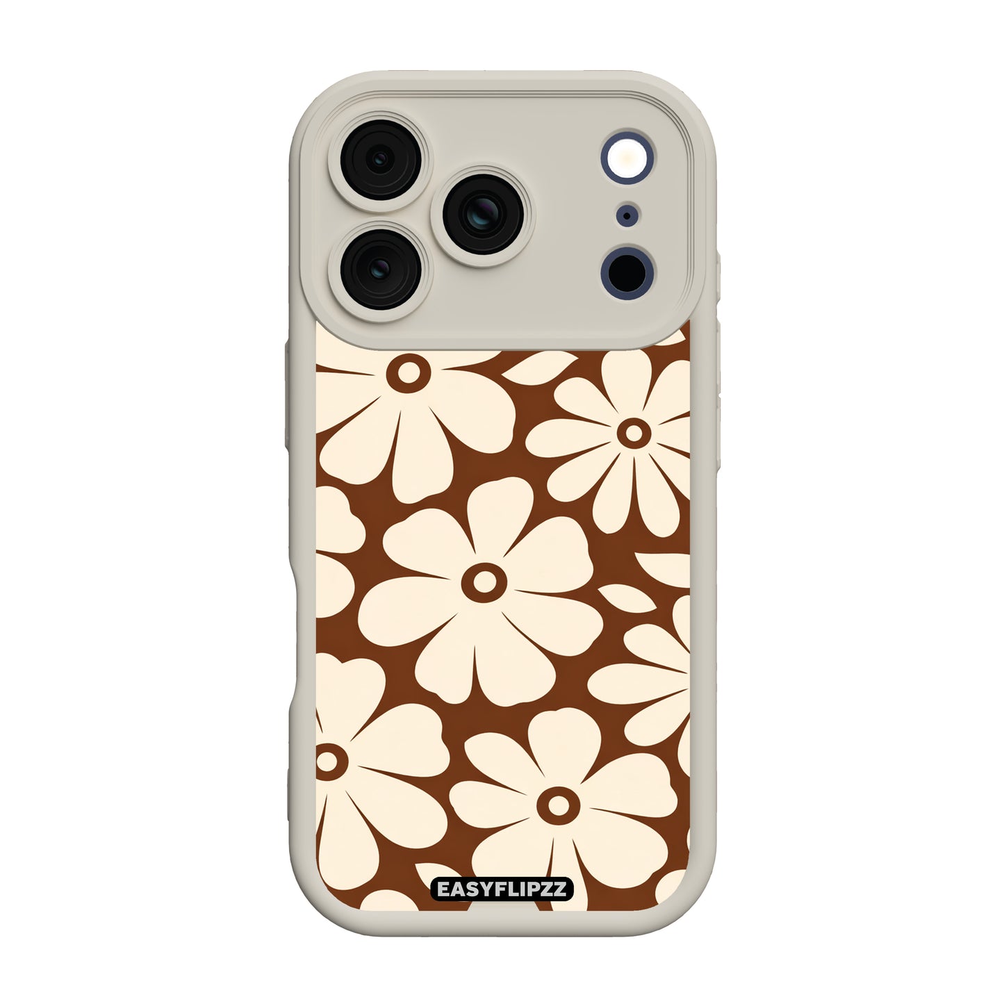 iPhone 17 Pro | White | Flower Pop Brown | Base Set