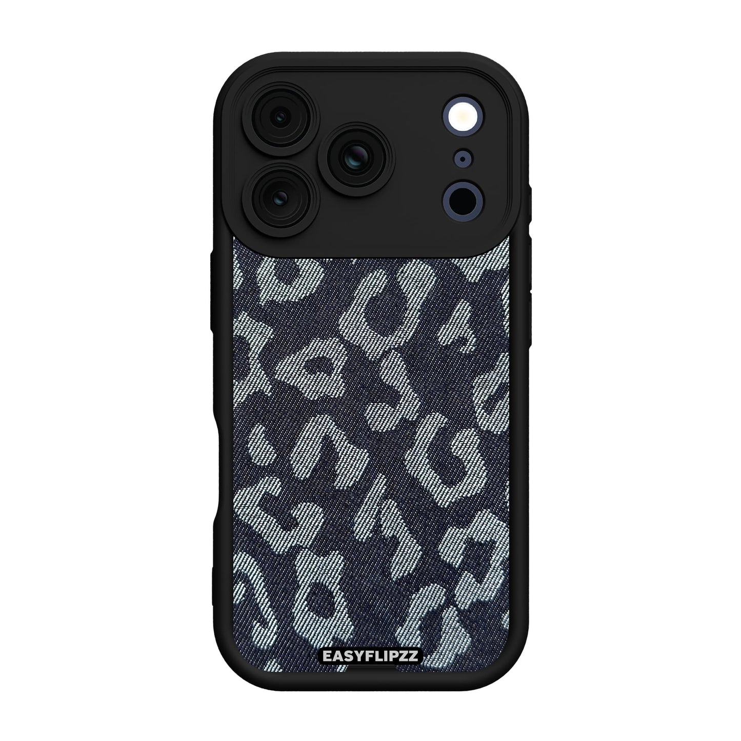 iPhone 17 Pro Max | Black | Jeans Jacquard Dark Leopard | Base Set
